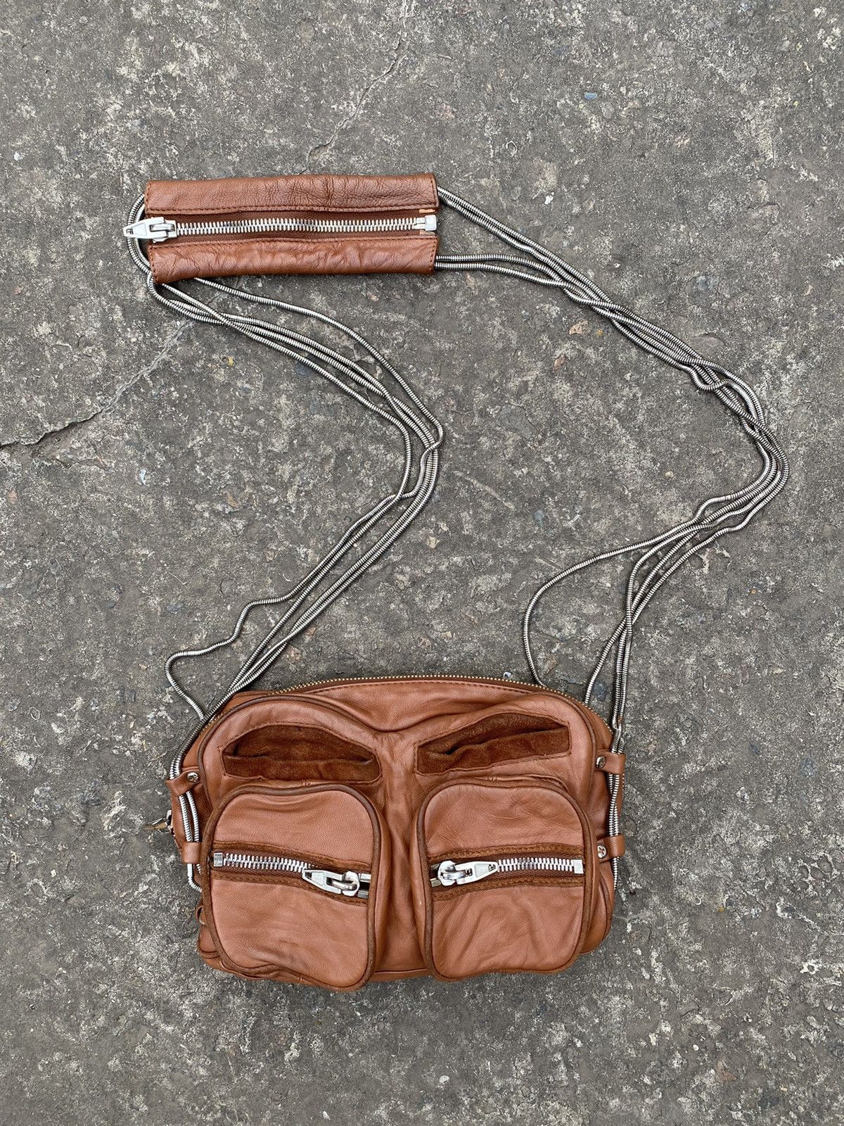 Alexander Wang Alexander Wang Brenda crossbody Leather Brown bag Size ONE SIZE - 2 Thumbnail