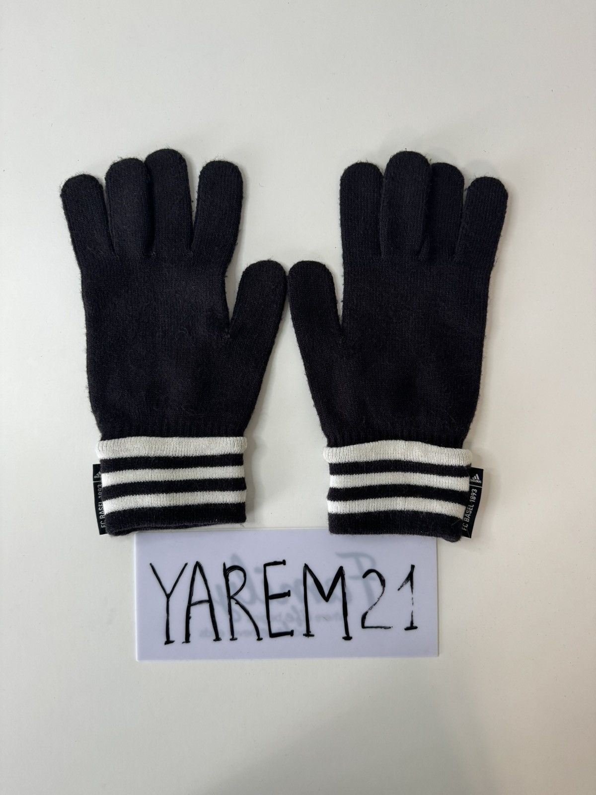 Adidas Fc Basel adidas gloves Size ONE SIZE - 2 Thumbnail
