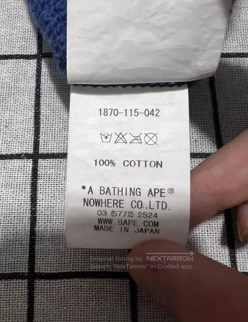 Bape BAPE Blue Camo Zip-Up Hoodie. Size US L / EU 52-54 / 3 - 4 Thumbnail