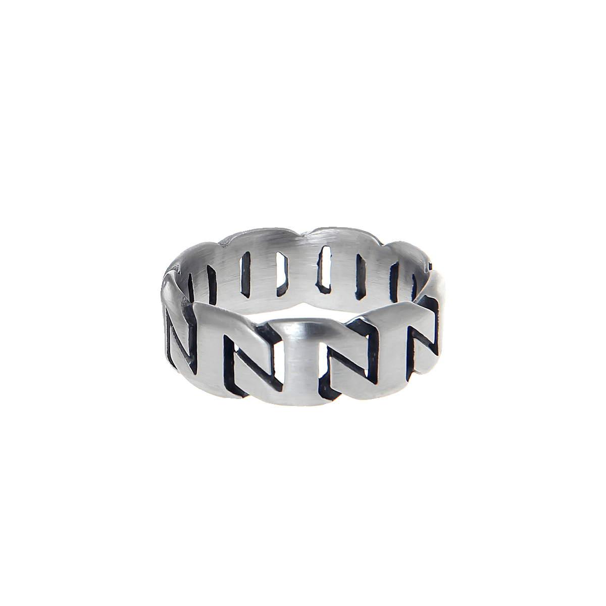 Jewelry Retro Jewelry Rings Open Size Chrome Ring (Size 7-13) Size ONE SIZE - 5 Thumbnail