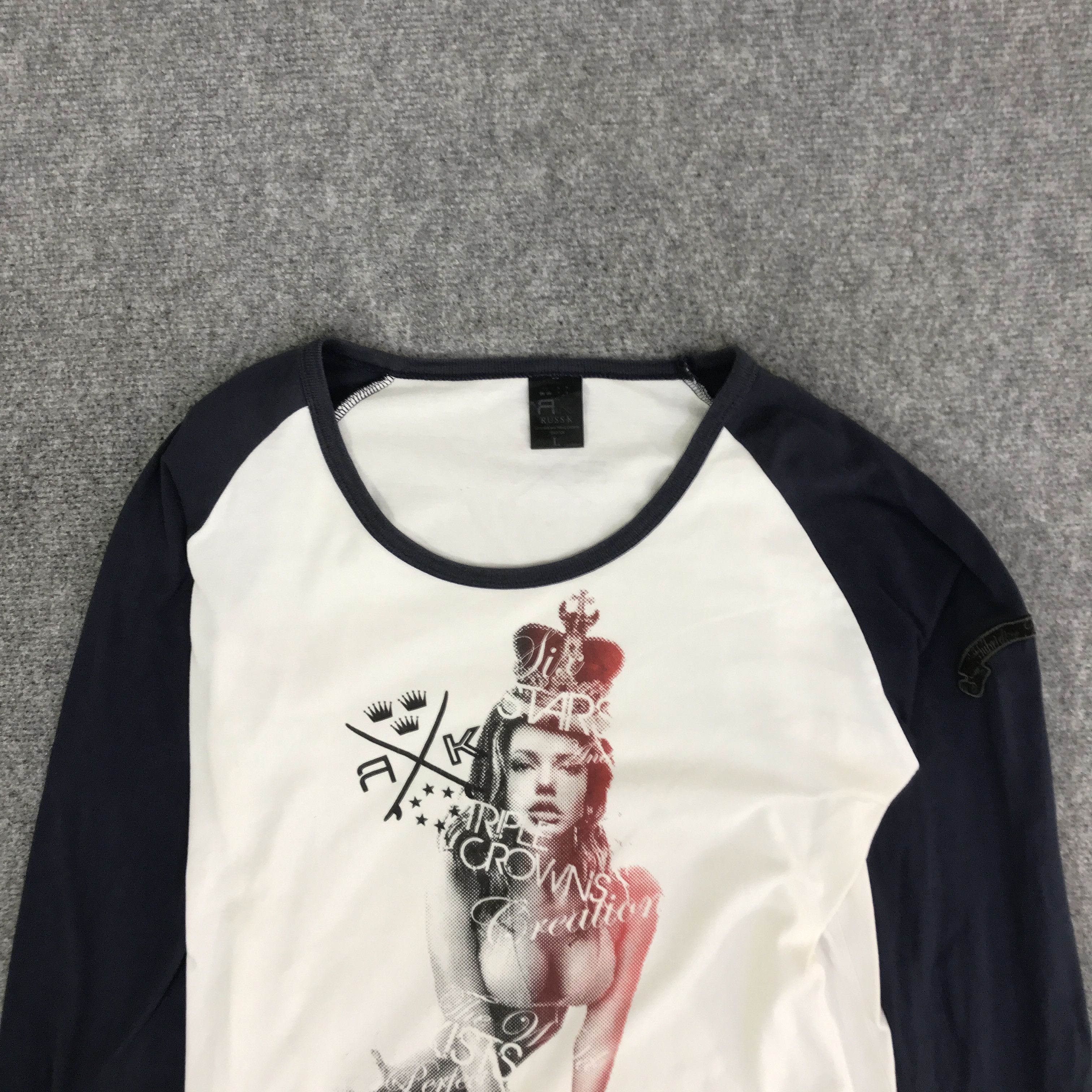 Japanese Brand A.K LONG SEXY DESIGN SLEEVE T-SHIRT K117B6 Size US L / EU 52-54 / 3 - 2 Thumbnail