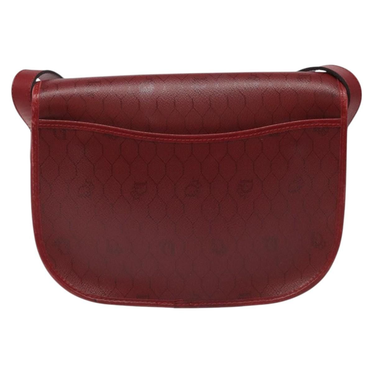 Dior DIOR Honeycomb Canvas Shoulder Bag Pvc Leather Red Gold Size ONE SIZE - 3 Thumbnail