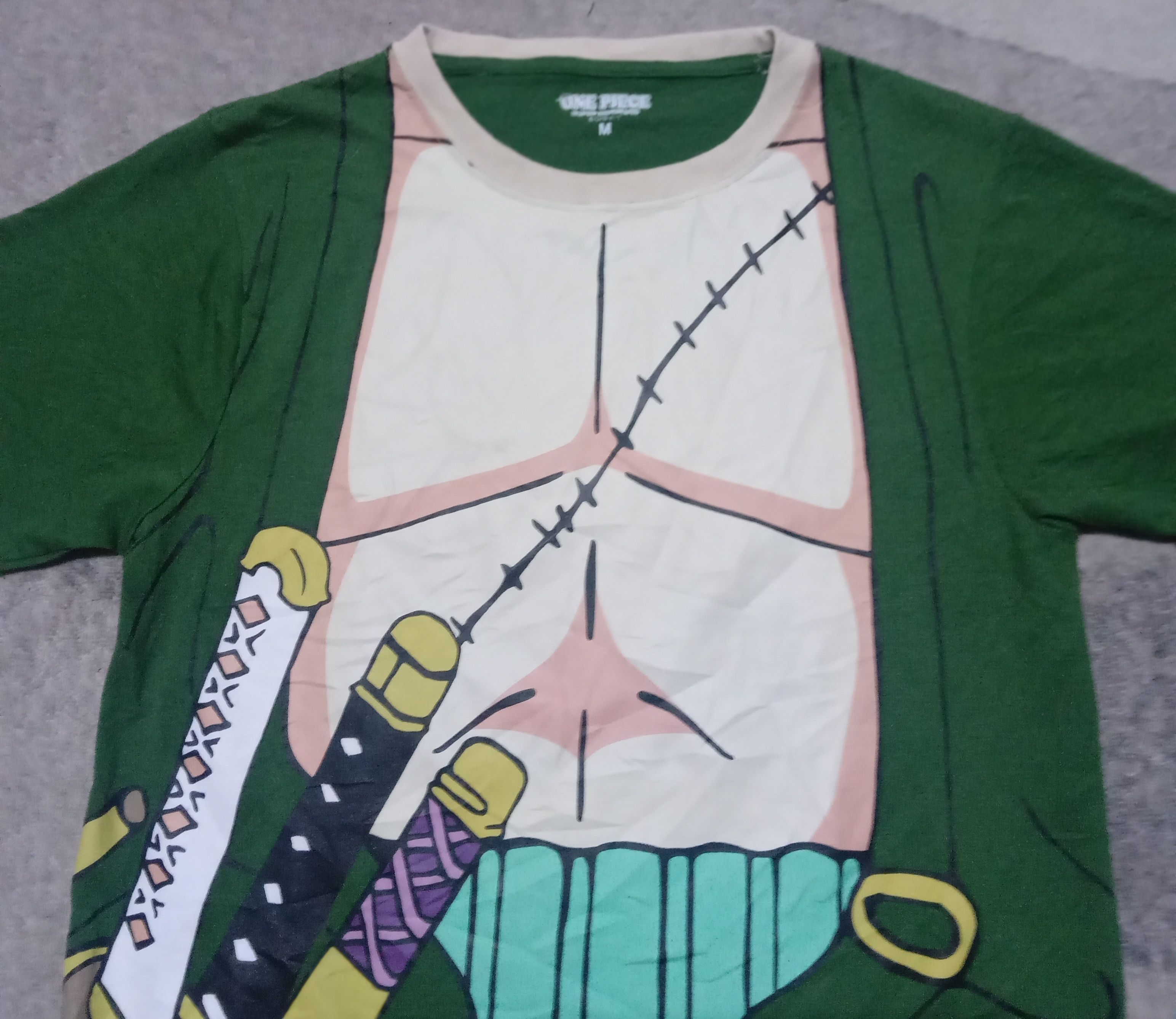 Anime Rare anime One Piece Roronoa zoro tee Manga Size US S / EU 44-46 / 1 - 2 Thumbnail