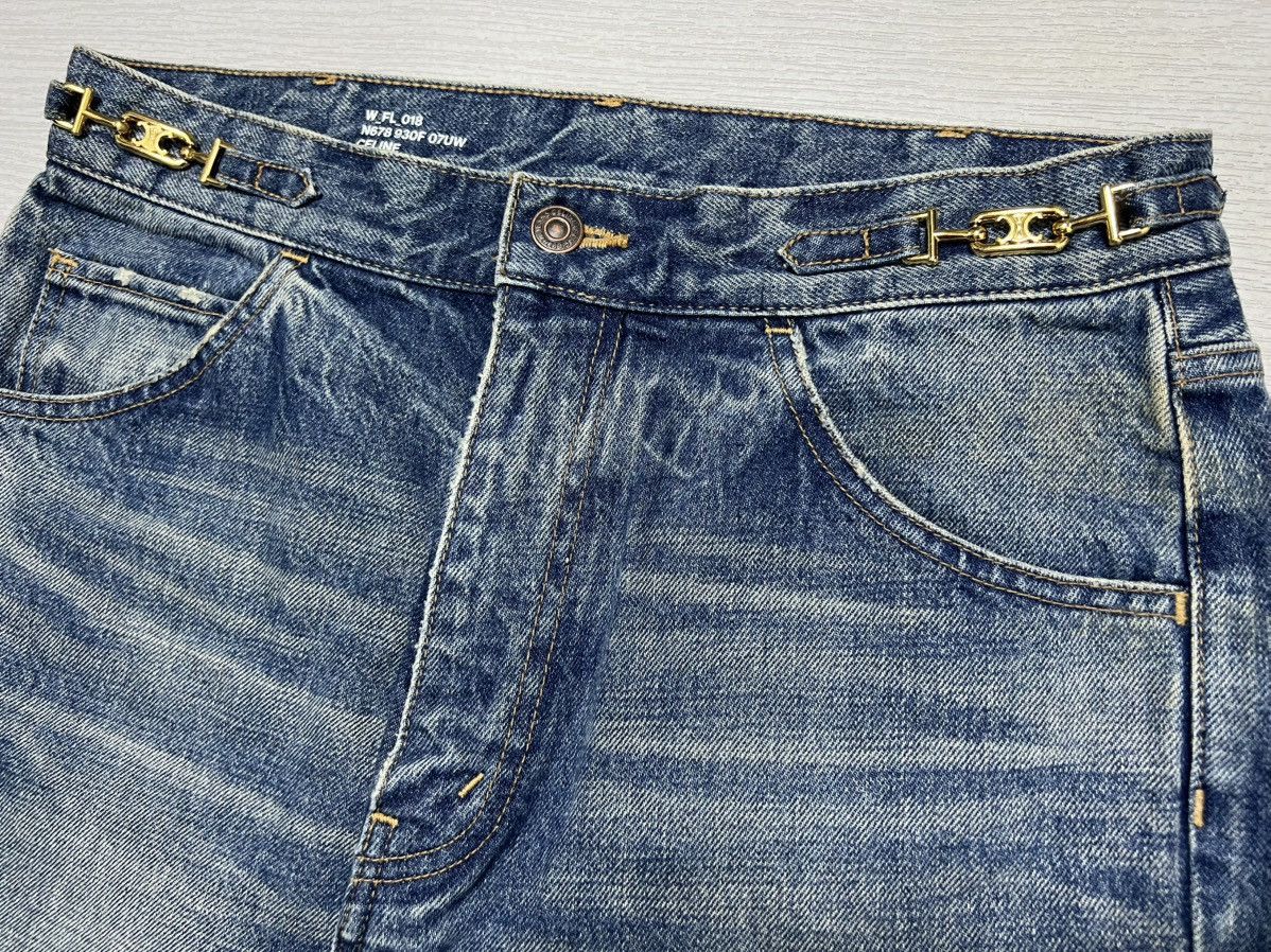 Celine Celine - Dylan Mid-Rise Flared Jeans Size US 30 / EU 46 - 5 Thumbnail