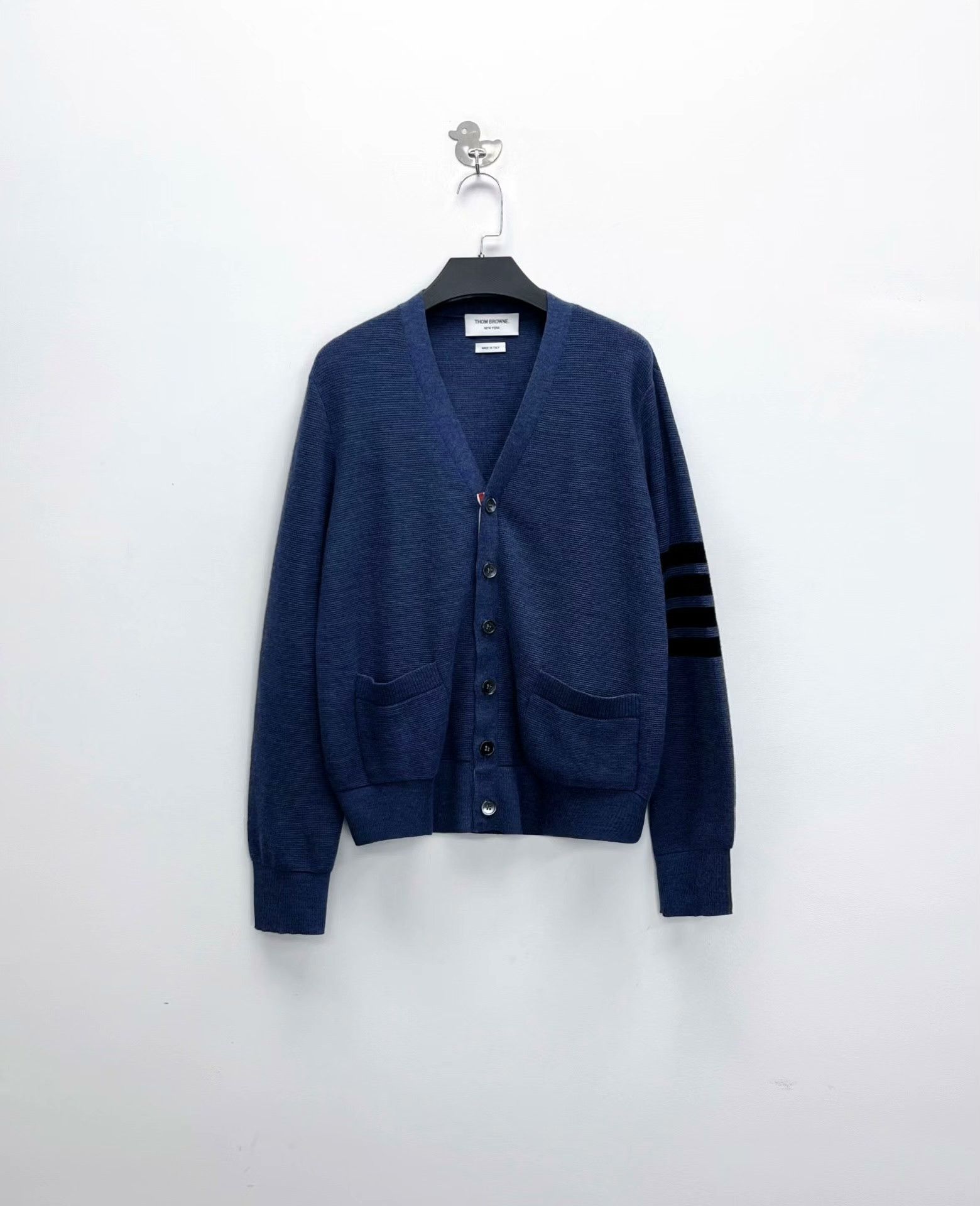 Thom Browne Thom Browne Striped Blue Sweater S Women Size S / US 4 / IT 40 - 1 Thumbnail