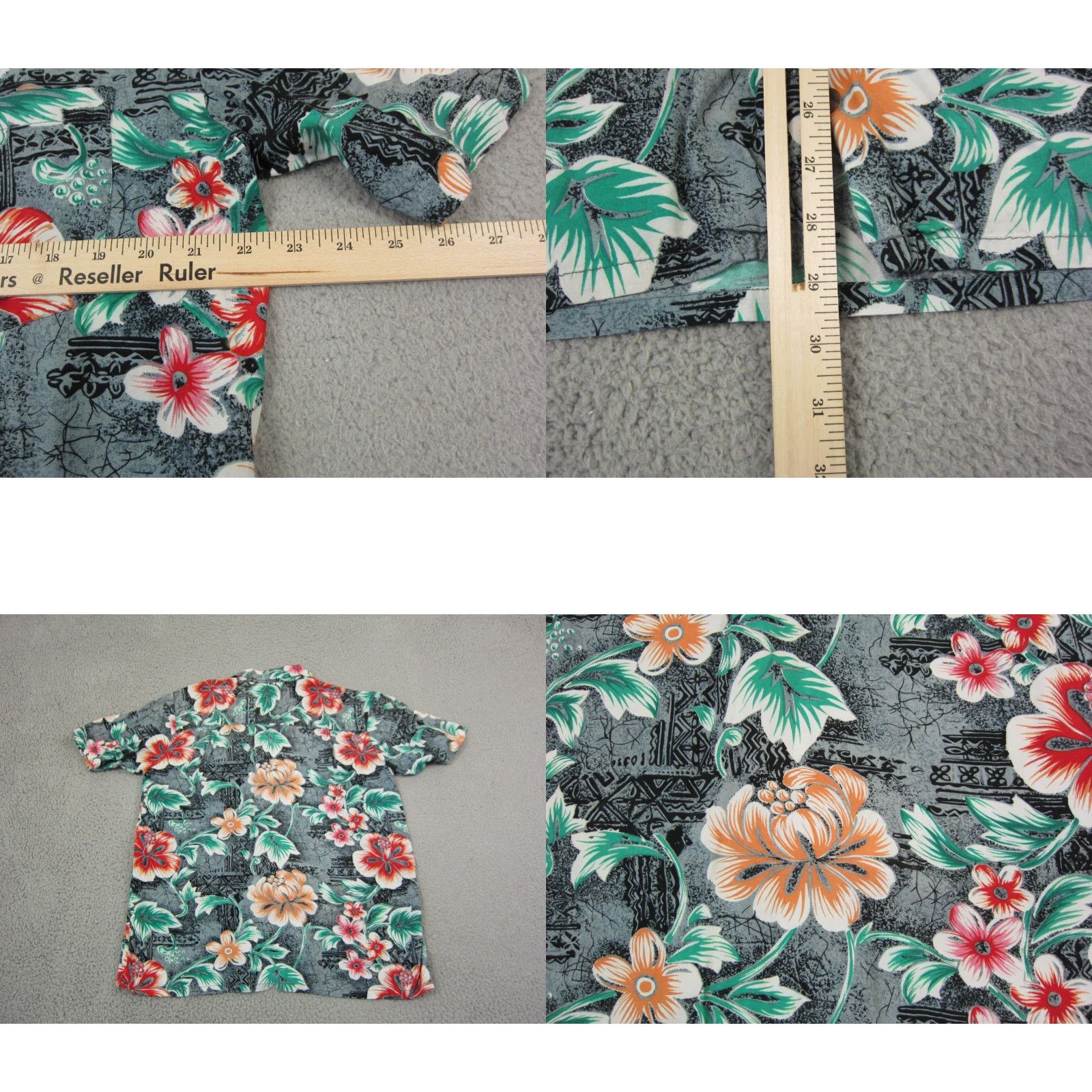 Vintage VINTAGE Kennington Shirt Mens M Black Hawaiian Collared Button-Up Short Sleeve, Flowery Theme? Size US M / EU 48-50 / 2 - 8 Thumbnail