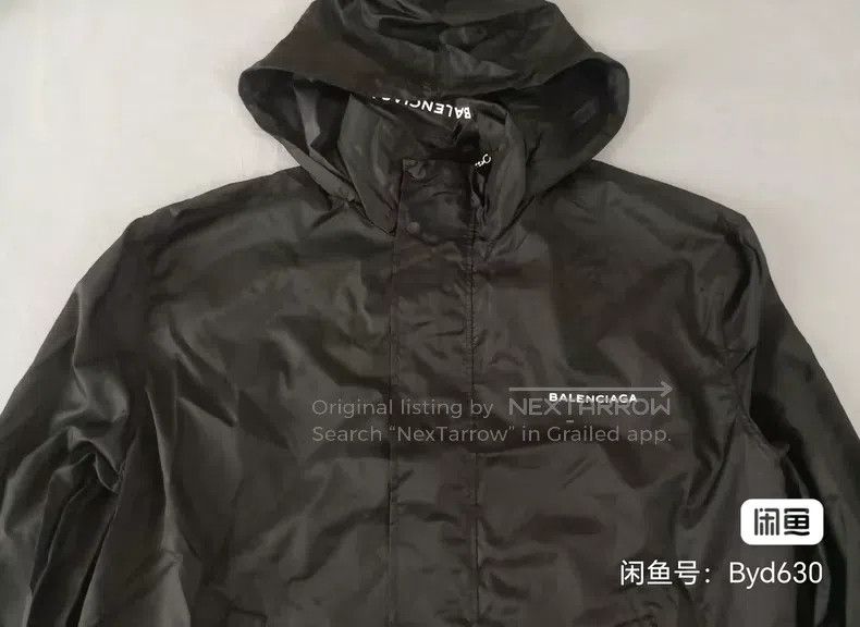 Balenciaga Balenciaga Windbreaker Jacket, Black Size US M / EU 48-50 / 2 - 2 Thumbnail