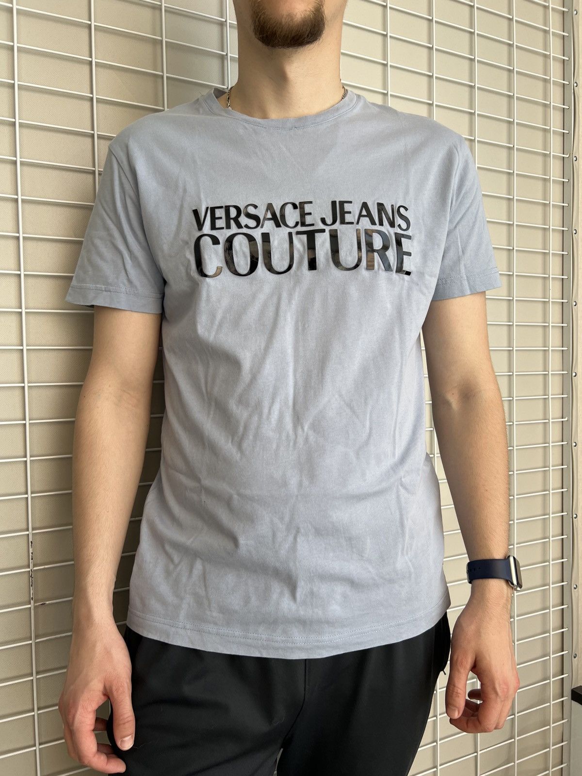 Versace Jeans Couture Versace Jeans Couture Logo-Print T-Shirt Mens Size M Cotton Size US M / EU 48-50 / 2 - 20 Thumbnail
