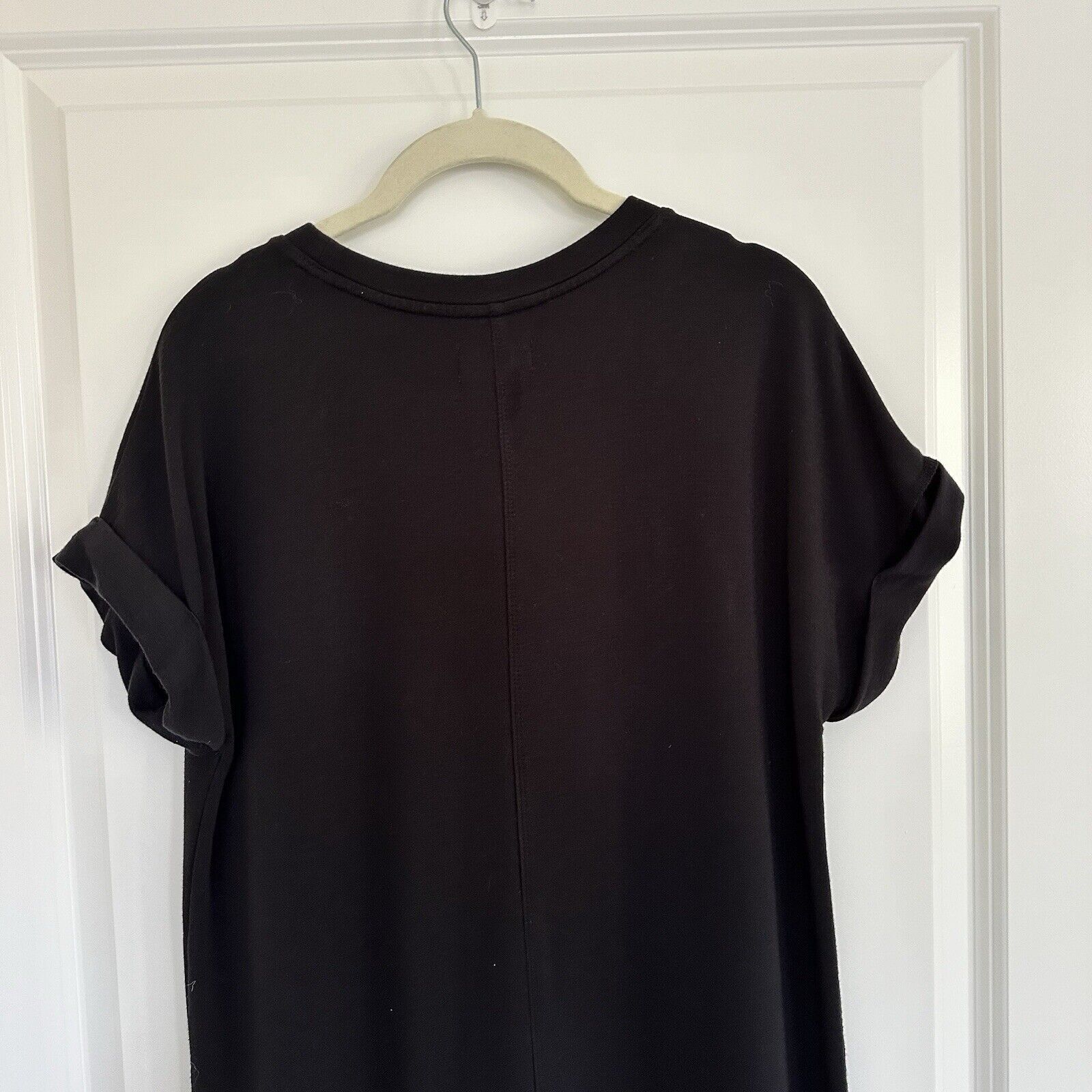 Lou & Grey Lou & Grey Signature Soft Black T-Shirt Dress Size Small Size S / US 4 / IT 40 - 4 Thumbnail