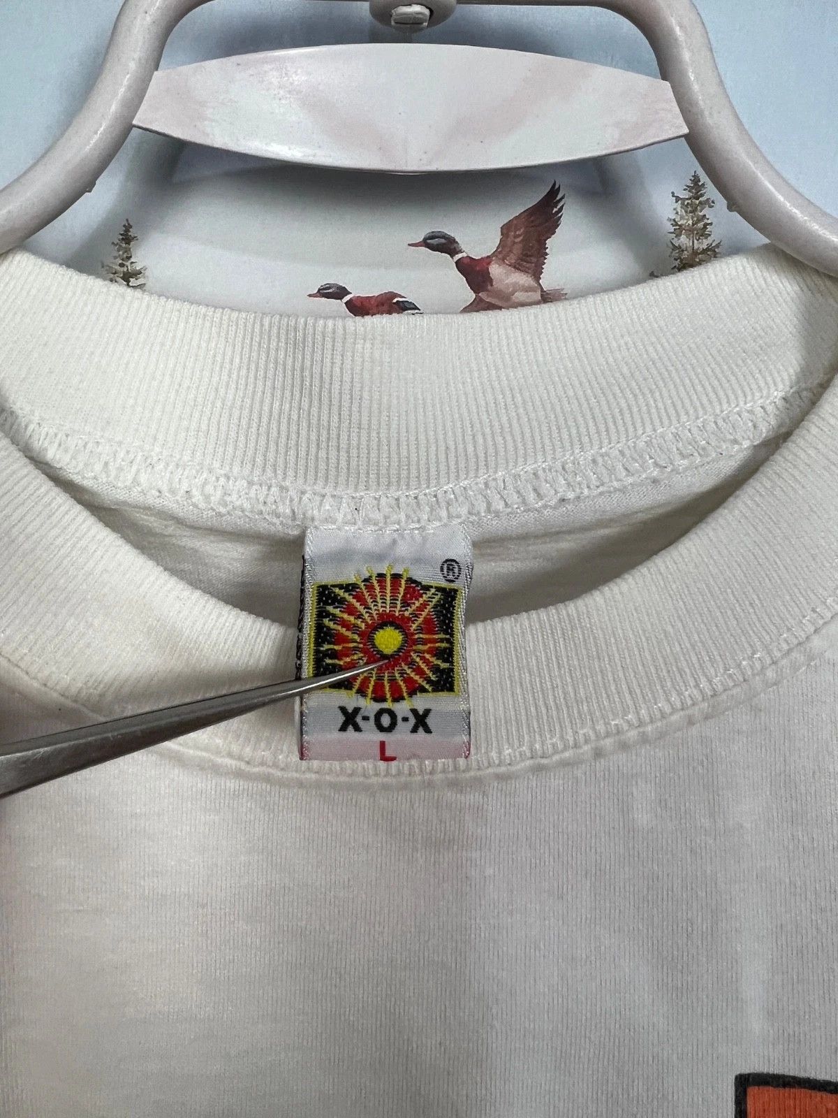 Vintage Vintage 90's Keith Haring Earth Day Estate White Shirt Tee Size US M / EU 48-50 / 2 - 6 Thumbnail