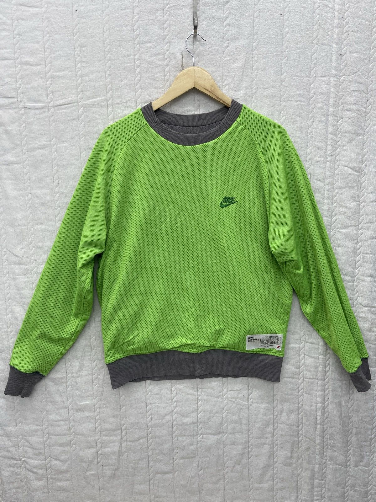 Japanese Brand × Nike RARE🔥NIKE AIR SOLE REVERSIBLE SWEATSHIRT Size US M / EU 48-50 / 2 - 2 Thumbnail