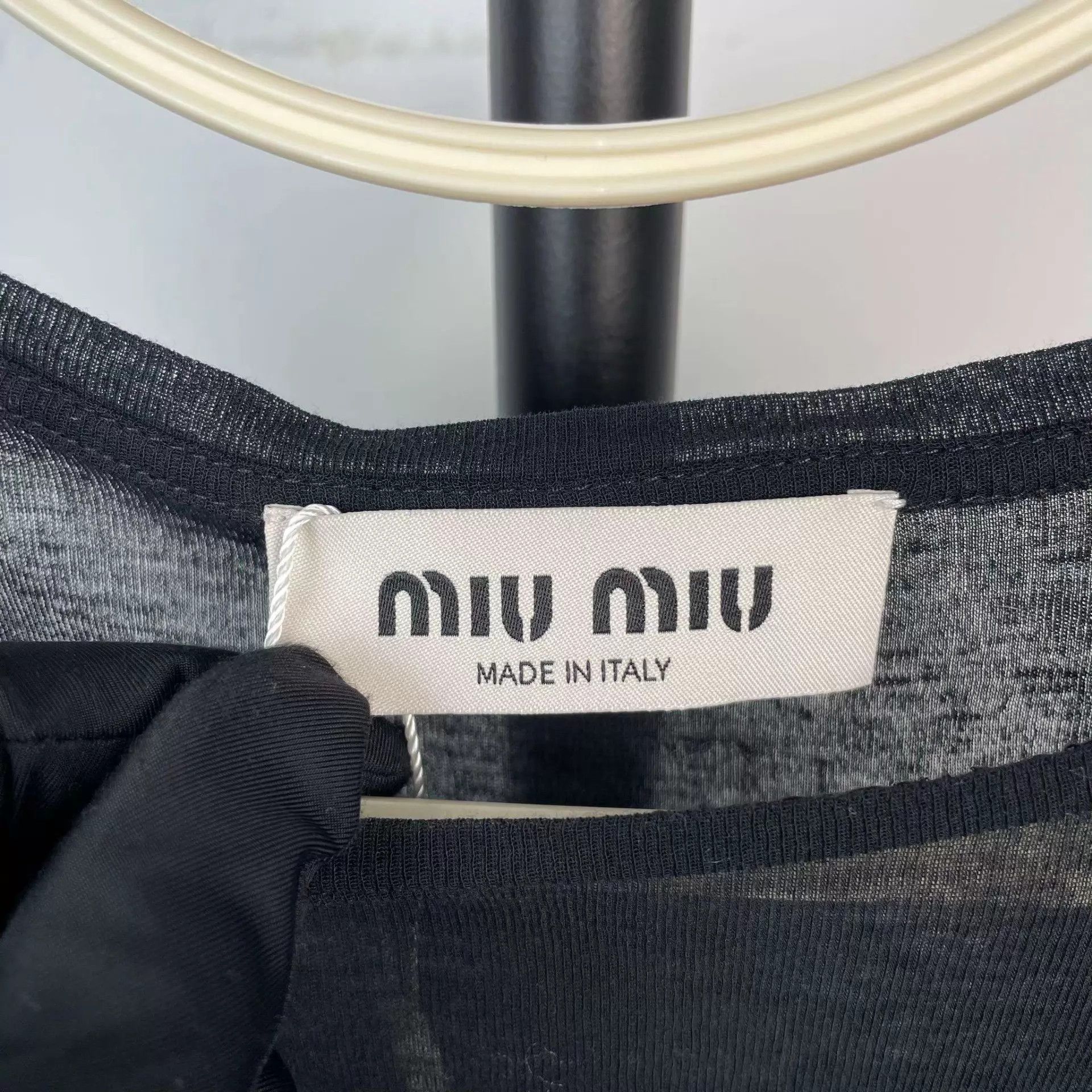 Miu Miu Miu Miu Black Long Sleeve Blouse XS Size XS / US 0-2 / IT 36-38 - 5 Thumbnail