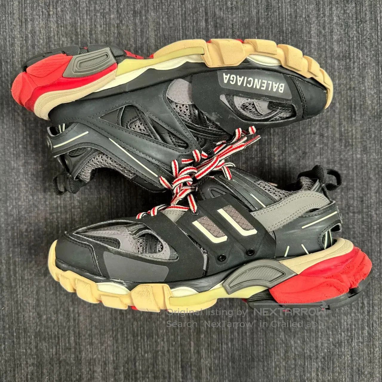 Balenciaga Balenciaga Track Sneakers Black Red Size 35. Size US 5 / EU 37 - 5 Thumbnail