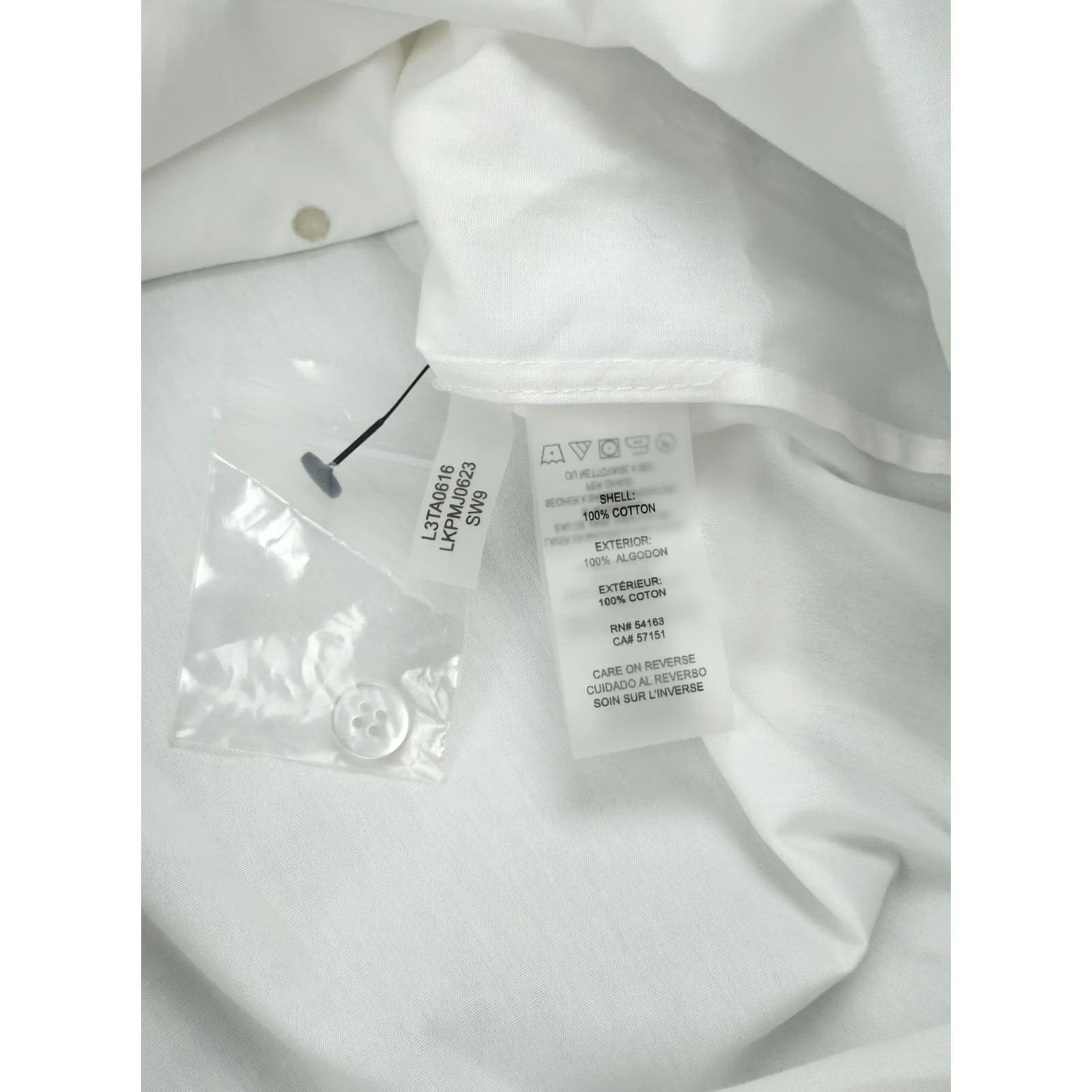 Karl Lagerfeld VINTAGE Karl Lagerfeld Paris Button Up Shirt White Limited Edition Studded NWOT Womens M Size M / US 6-8 / IT 42-44 - 6 Thumbnail