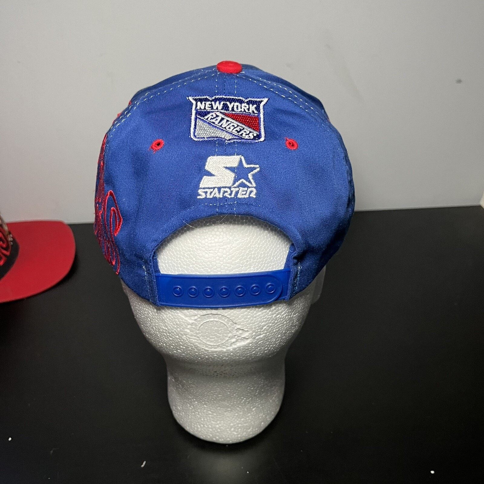 Starter Vintage New York Rangers Snap Back Mens Hat NHL Size ONE SIZE - 3 Thumbnail