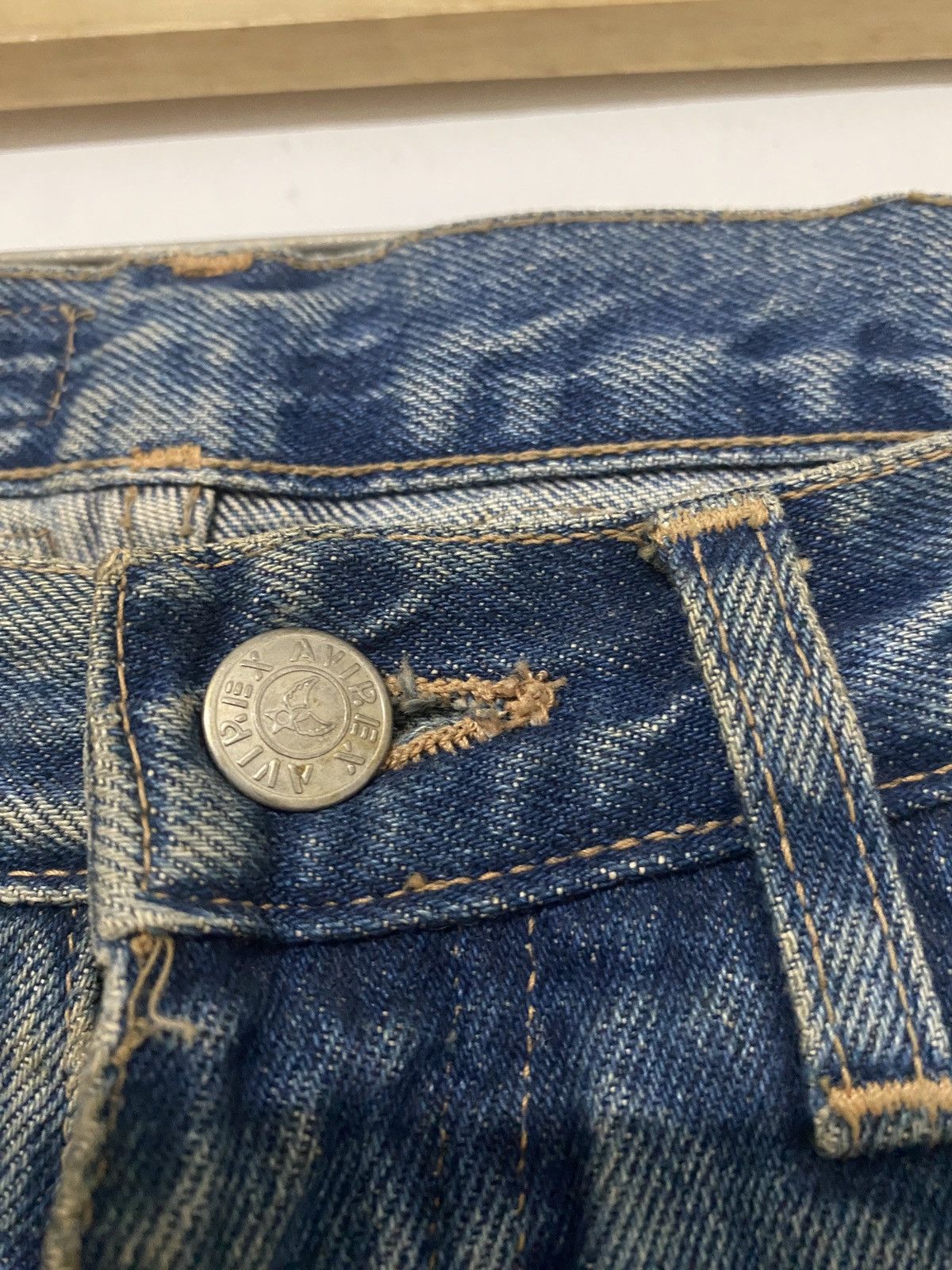 Avirex Vintage 80s 90s Avirex Cowboys Of The Sky Jeans Size US 32 / EU 48 - 8 Thumbnail