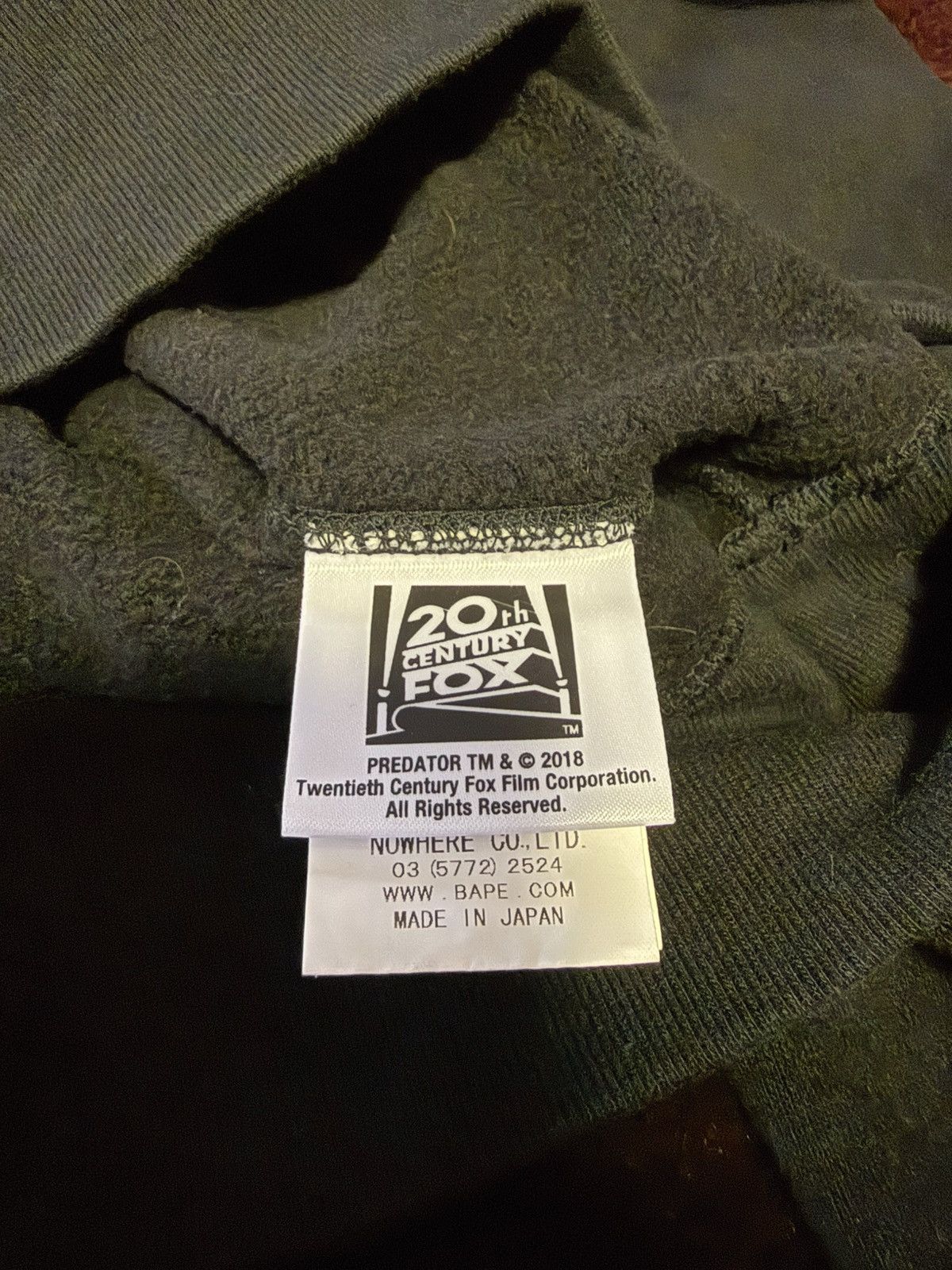 Bape BAPE x Predator Crewneck Sweatshirt Size US XL / EU 56 / 4 - 8 Thumbnail