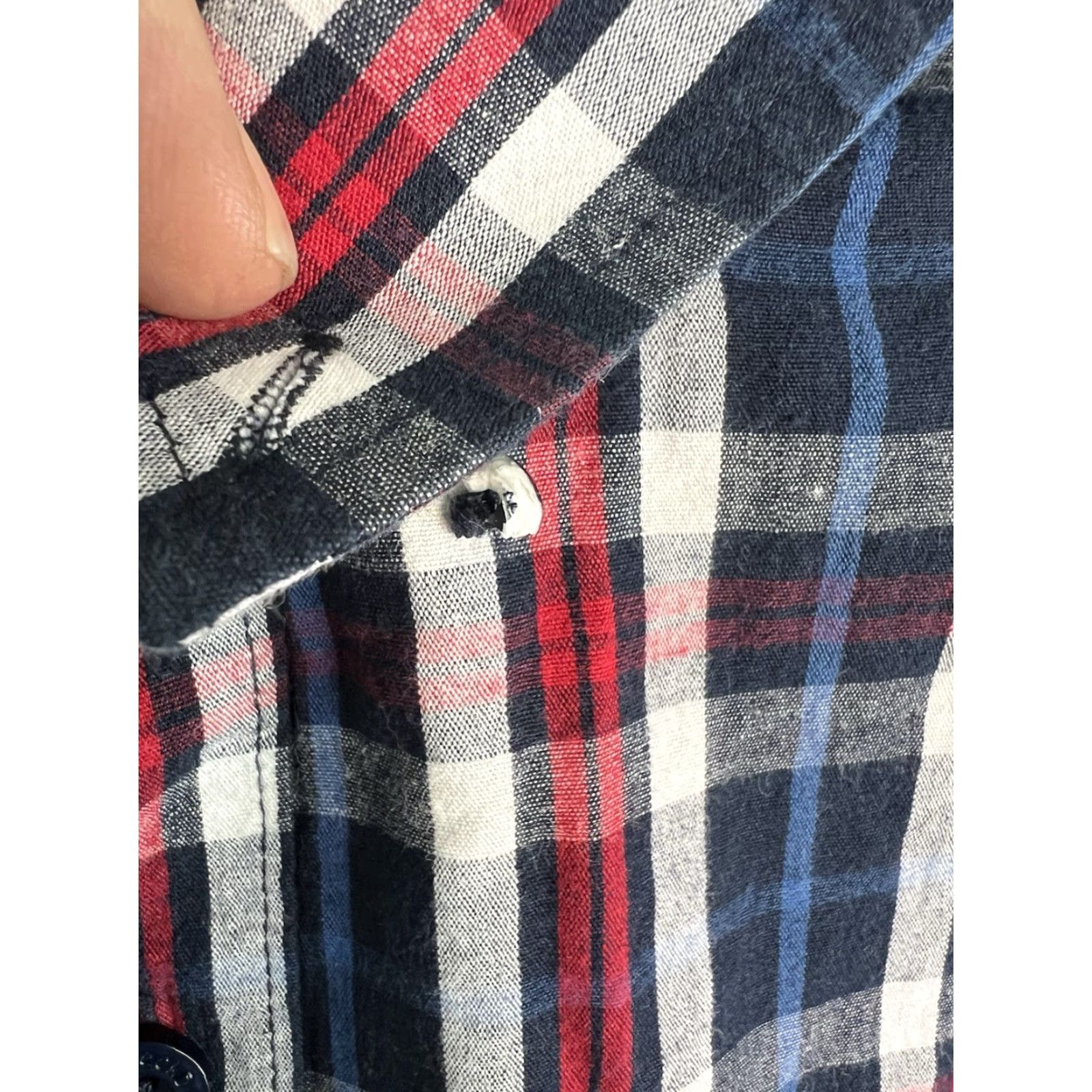 Ecko Unltd. Ecko Unltd. Plaid Shirt Men 6XL Long Sleeve Blue Cotton Casual Big & Tall Mens Size US XXL / EU 58 / 5 - 4 Thumbnail