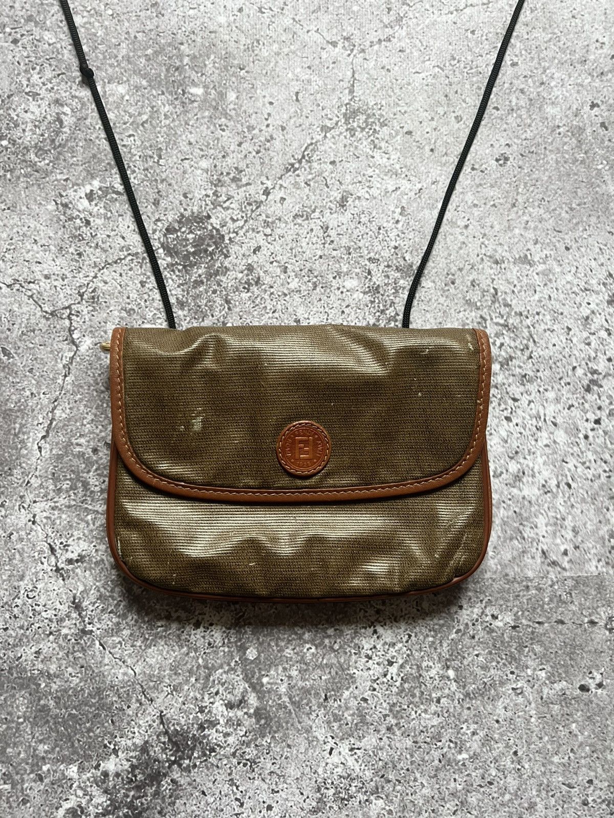 Fendi Vintage 70s 80s Fendi Clutch Bag Monogram Size ONE SIZE - 2 Thumbnail