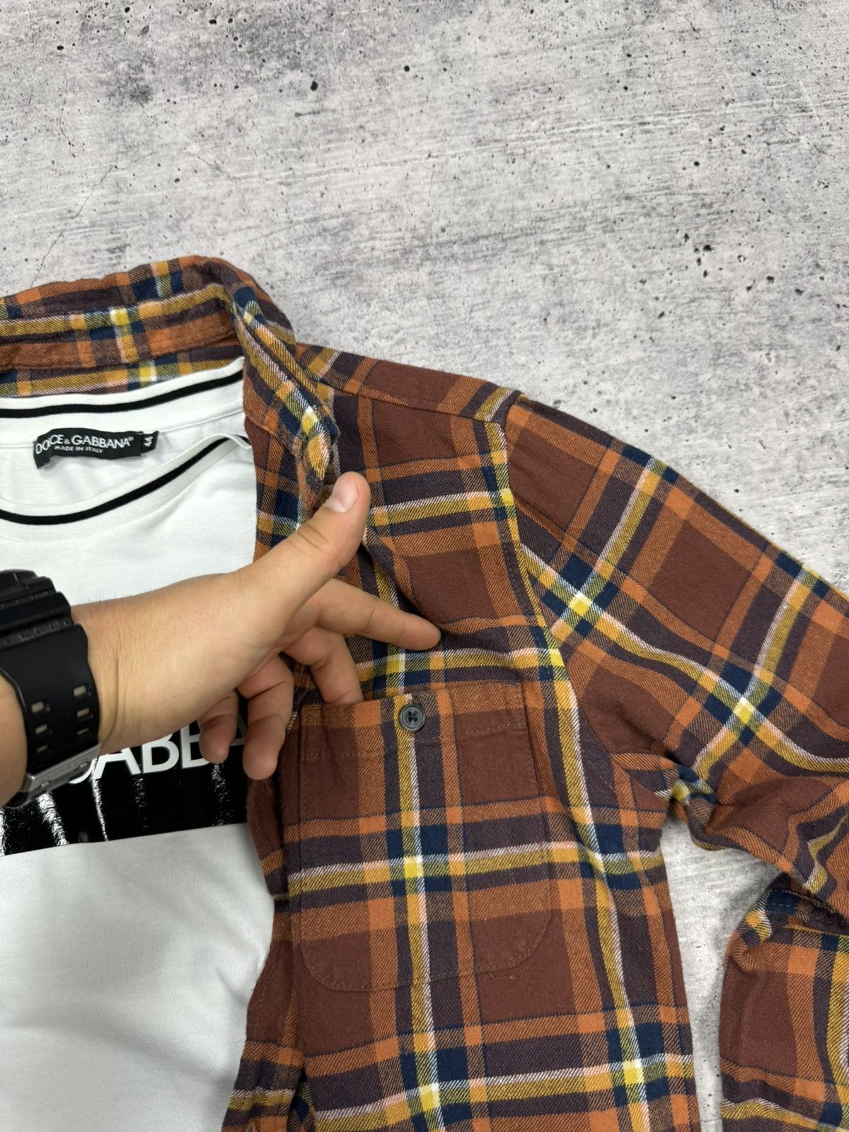 Designer × Vintage Vintage Y2K Plaid Flannel Checkered Shirt Travis Scott Style Size US XS / EU 42 / 0 - 7 Thumbnail