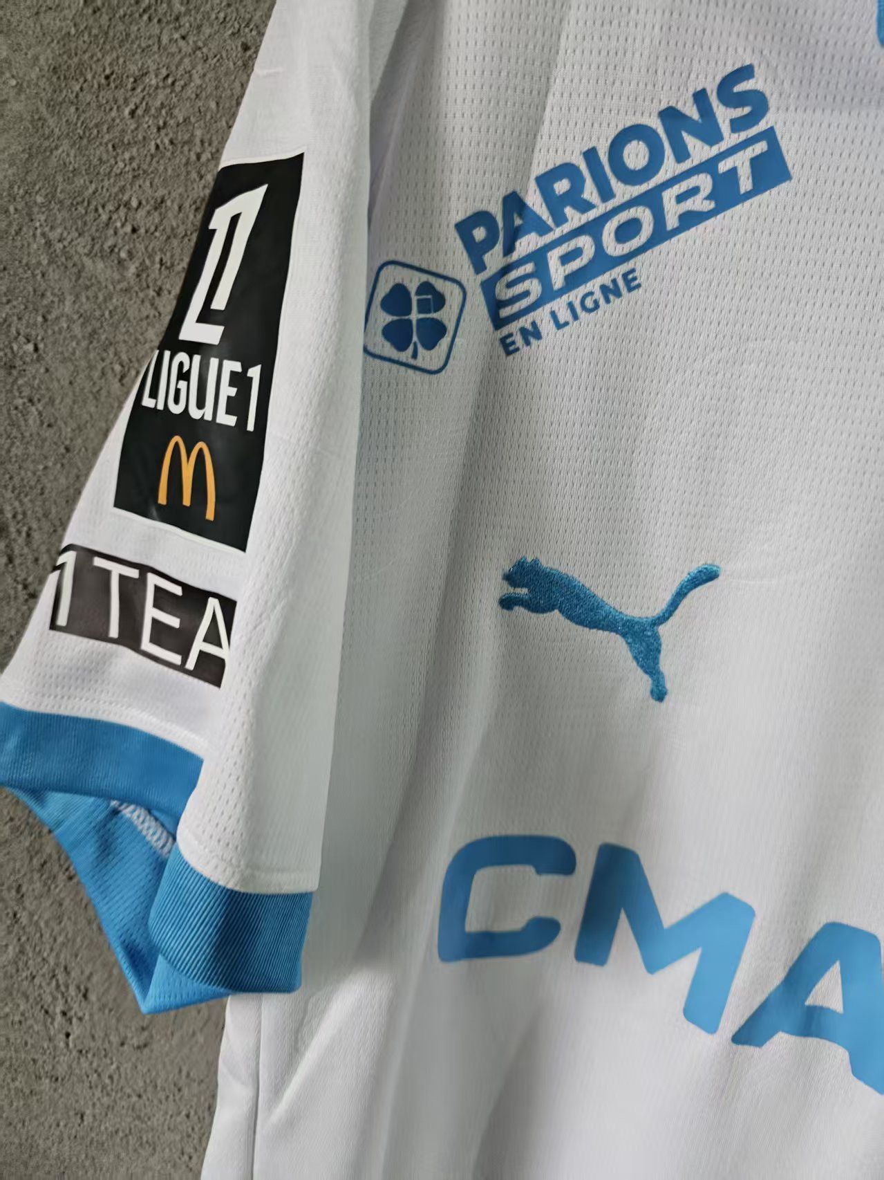 MLB Olympique de Marseille 2026 #10 Greenwood Jersey Home Size US XL / EU 56 / 4 - 3 Thumbnail