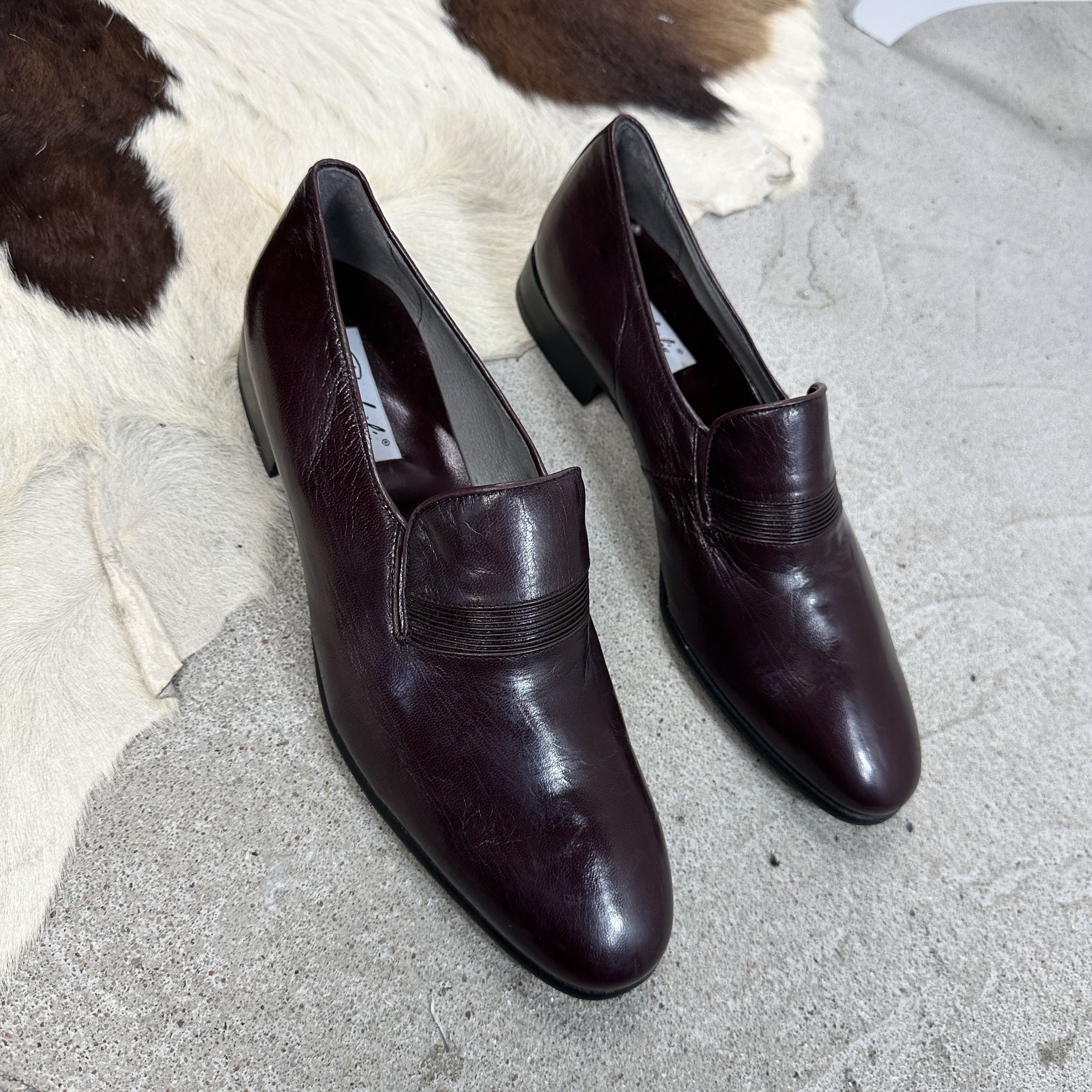 Vintage Vintage Avant Garde Leather Elegant Loafers 00s Size US 11 / EU 44 - 2 Thumbnail