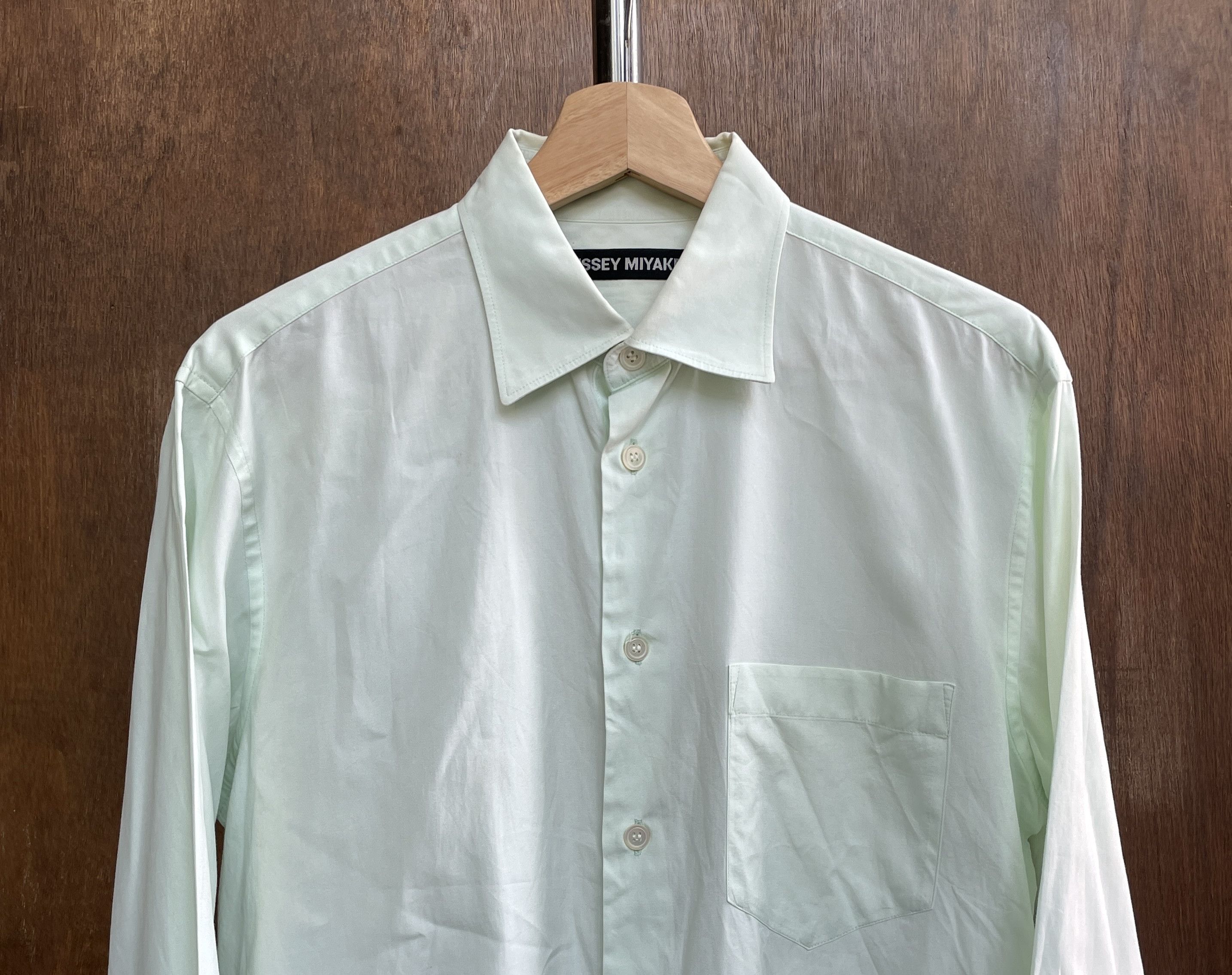 Issey Miyake ISSEY MIYAKE Classic Light Shirt Size US M / EU 48-50 / 2 - 2 Thumbnail
