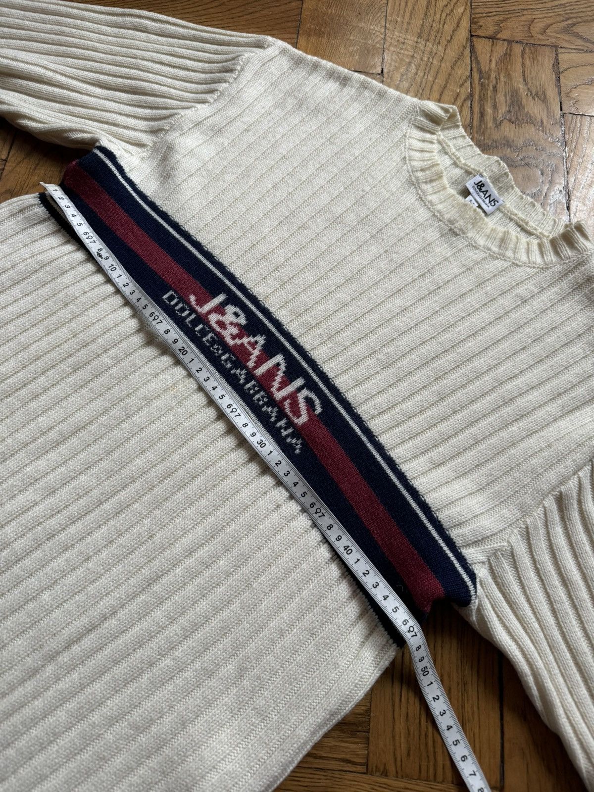 Dolce & Gabbana × Vintage Dolce & Gabbana Vintage Knitted Big Logo Sweater Size US M / EU 48-50 / 2 - 8 Thumbnail