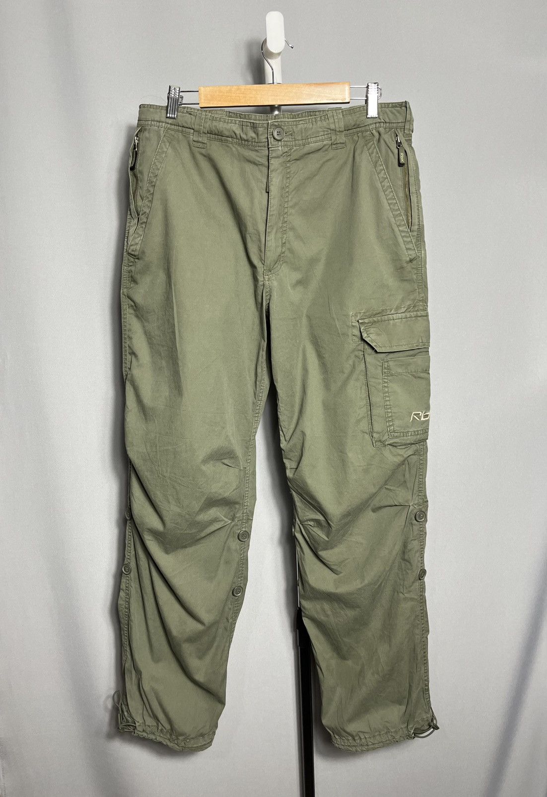 Reebok cargo pants military tactical cotton pockets