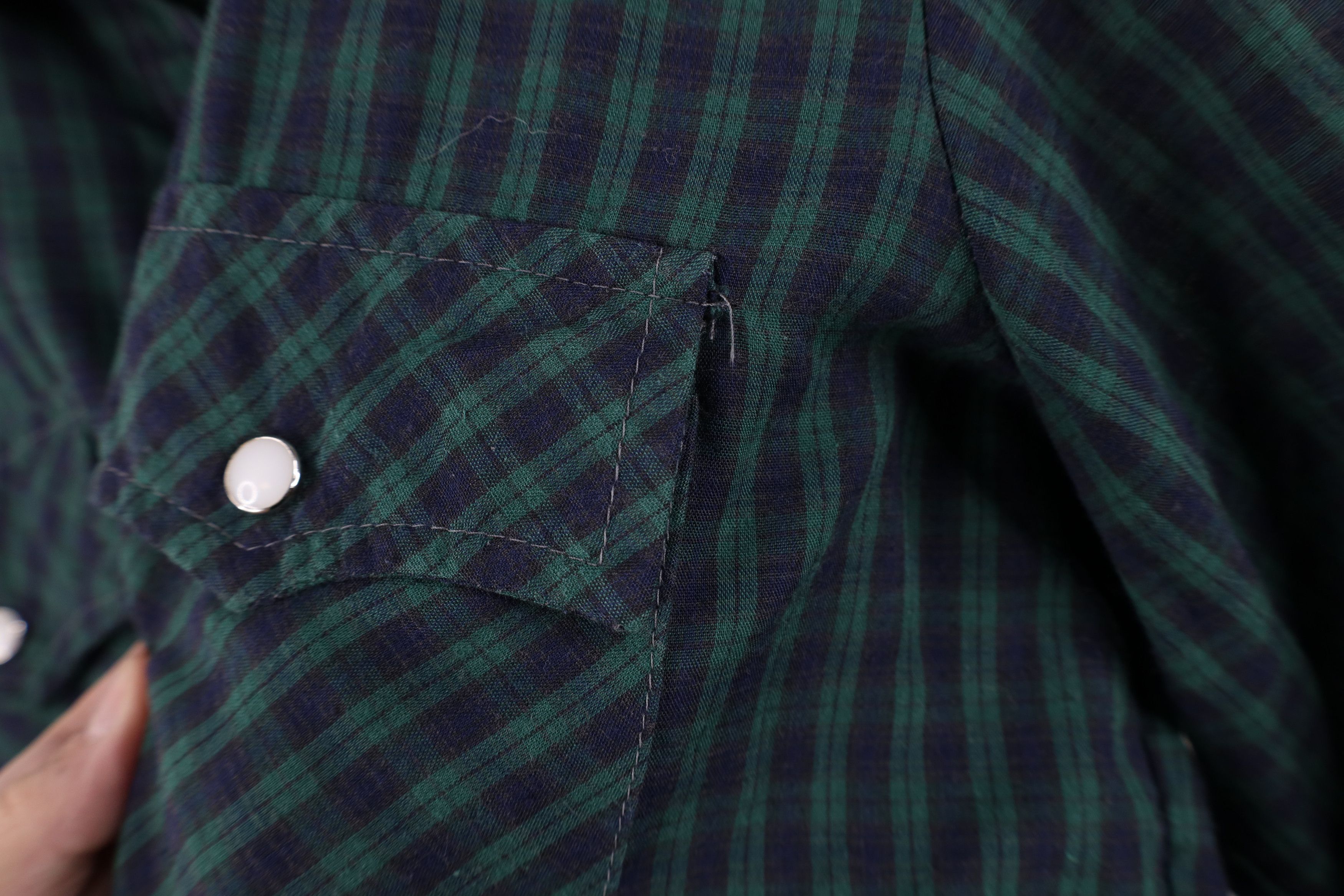 FiveBrother Vintage 70s Five Brother Cowboy Snap Button Shirt USA Size US L / EU 52-54 / 3 - 4 Thumbnail