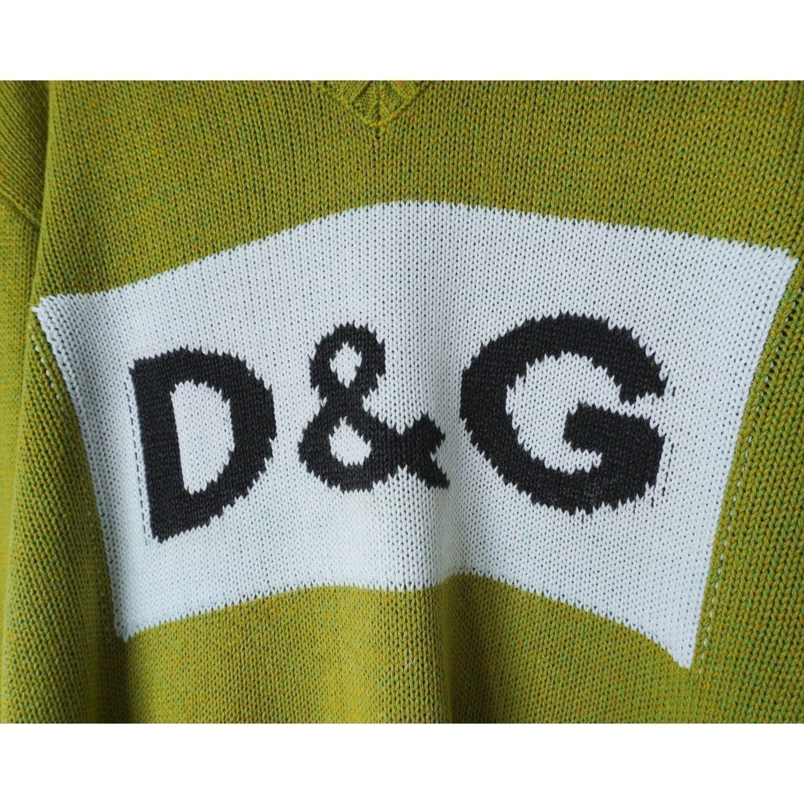 Dolce & Gabbana Vintage dolce and gabbana D&G logo knit wool sweater Size US S / EU 44-46 / 1 - 6 Thumbnail
