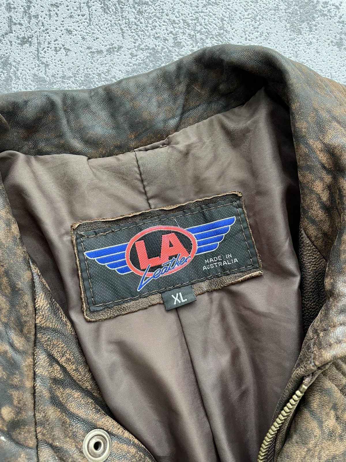 Avirex × Vintage Vintage LA Leather Aviator Retro Pilot Bomber Jacket Size US XL / EU 56 / 4 - 4 Thumbnail