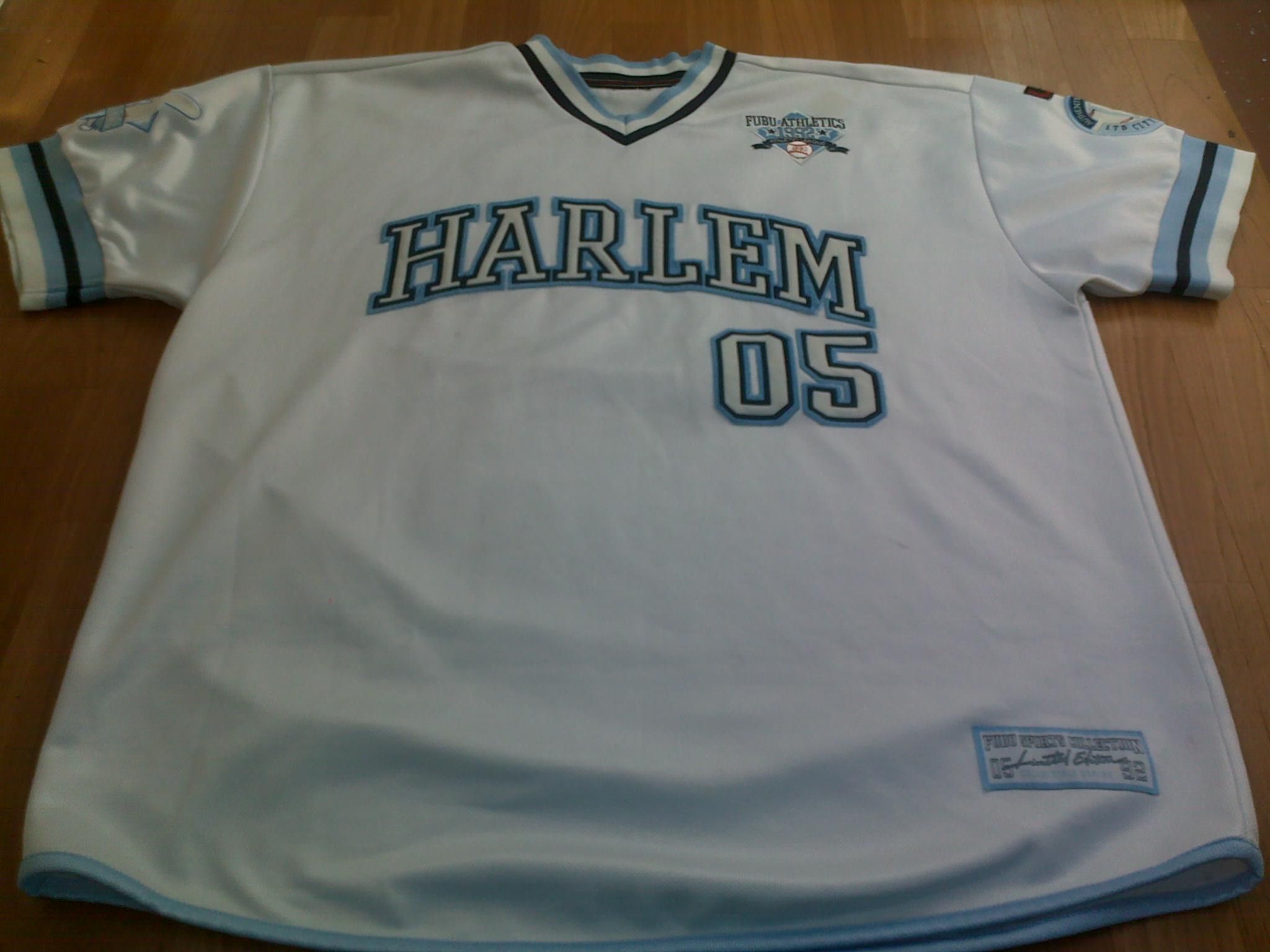 Fubu FUBU jersey, vintage HARLEM t-shirt New York, City Series XL Size US XL / EU 56 / 4 - 3 Thumbnail