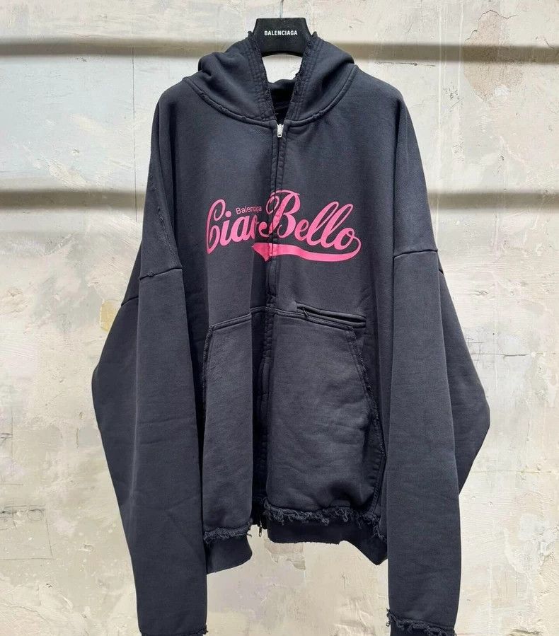 Balenciaga Balenciaga Ciao Bello letter zipper sweater in autumn and Size US S / EU 44-46 / 1 - 1 Thumbnail