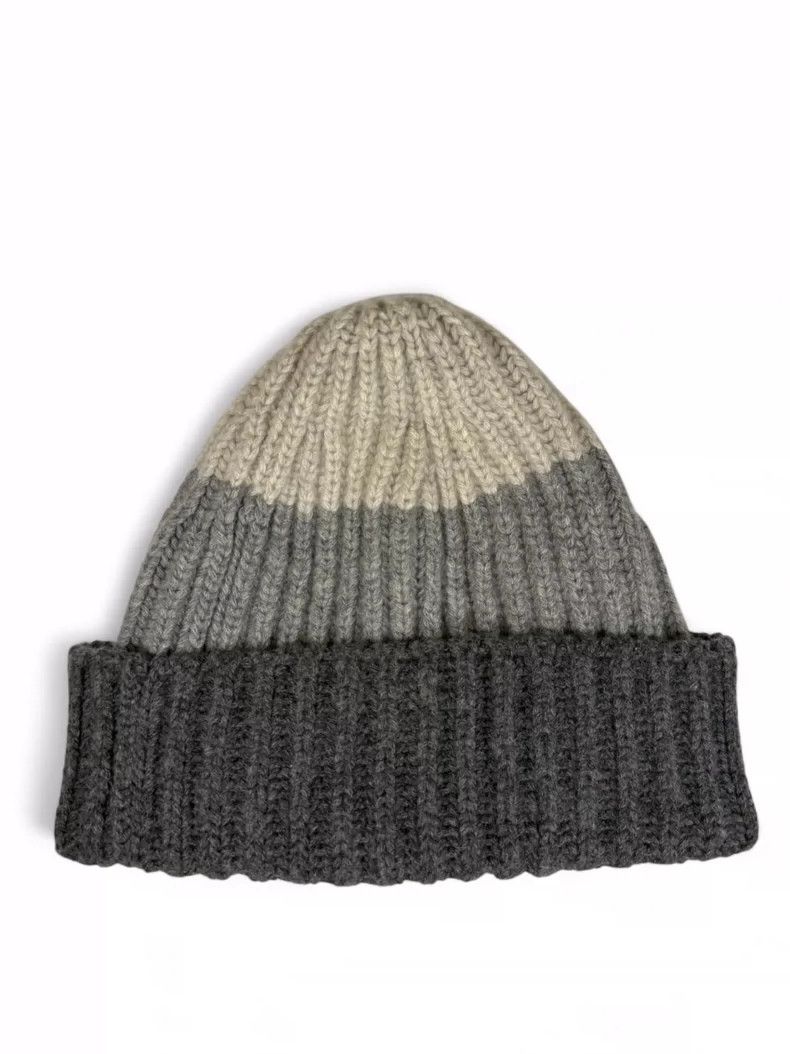 Loro Piana LORO PIANA Goat velvet striped hat Size ONE SIZE - 1 Thumbnail
