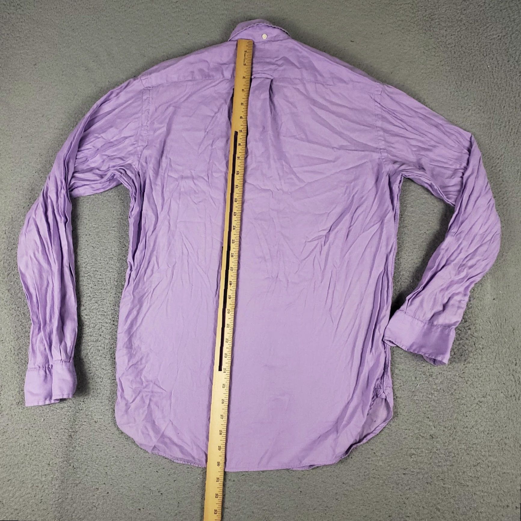 Ralph Lauren Ralph Lauren Shirt Mens Medium Purple Button-Down Long Sleeve Casual Solid Cotton Classic Preppy 90s Theme Not Vintage Mens Size US M / EU 48-50 / 2 - 3 Thumbnail