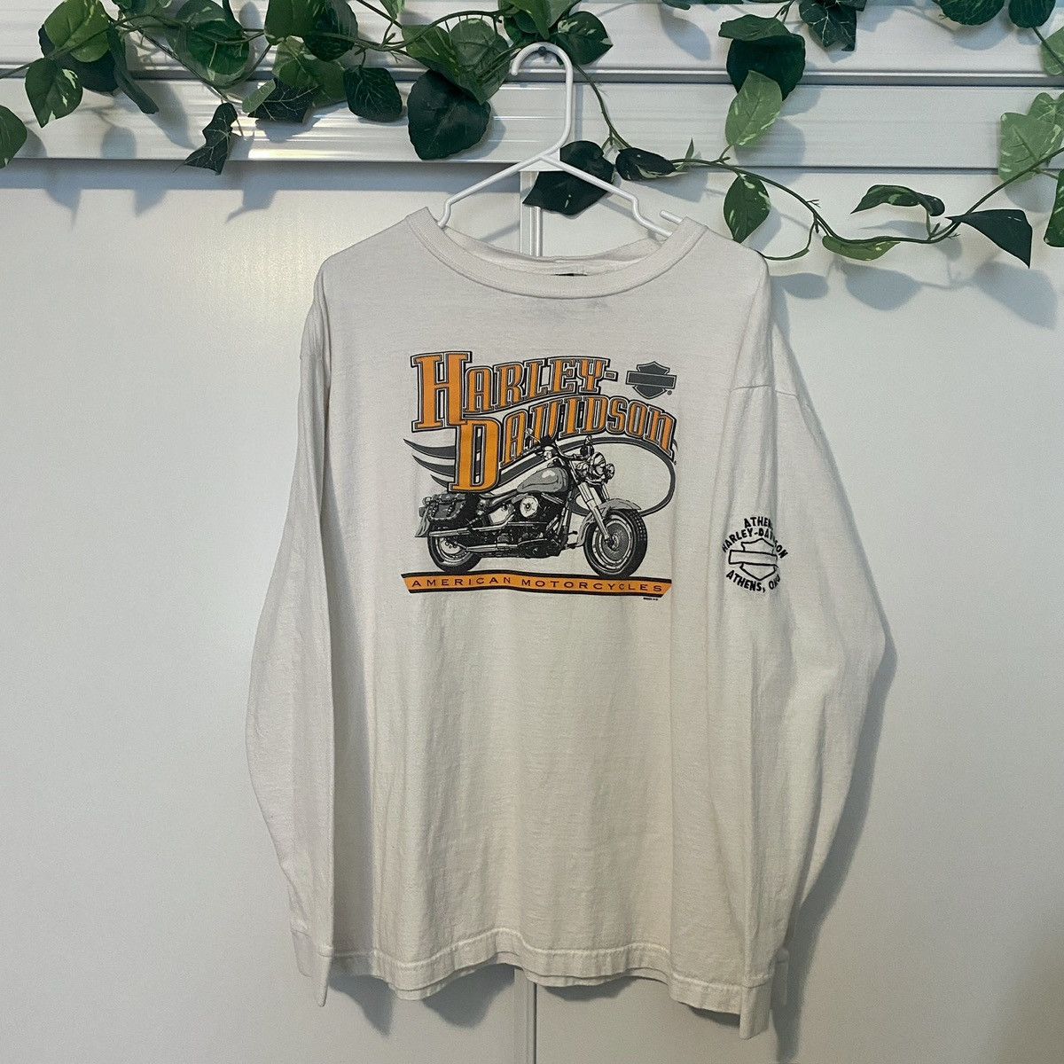 Harley Davidson Vintage 2003 Harley Davidson Biker Long Sleeve Size US L / EU 52-54 / 3 - 1 Thumbnail