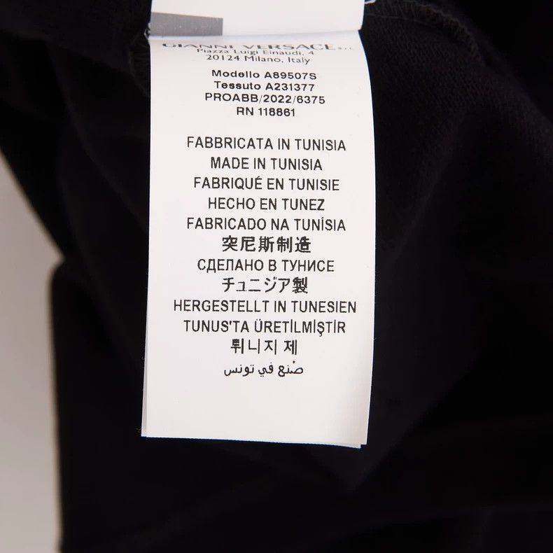 Other Versace Main line men's black polo shirt Size US L / EU 52-54 / 3 - 6 Thumbnail