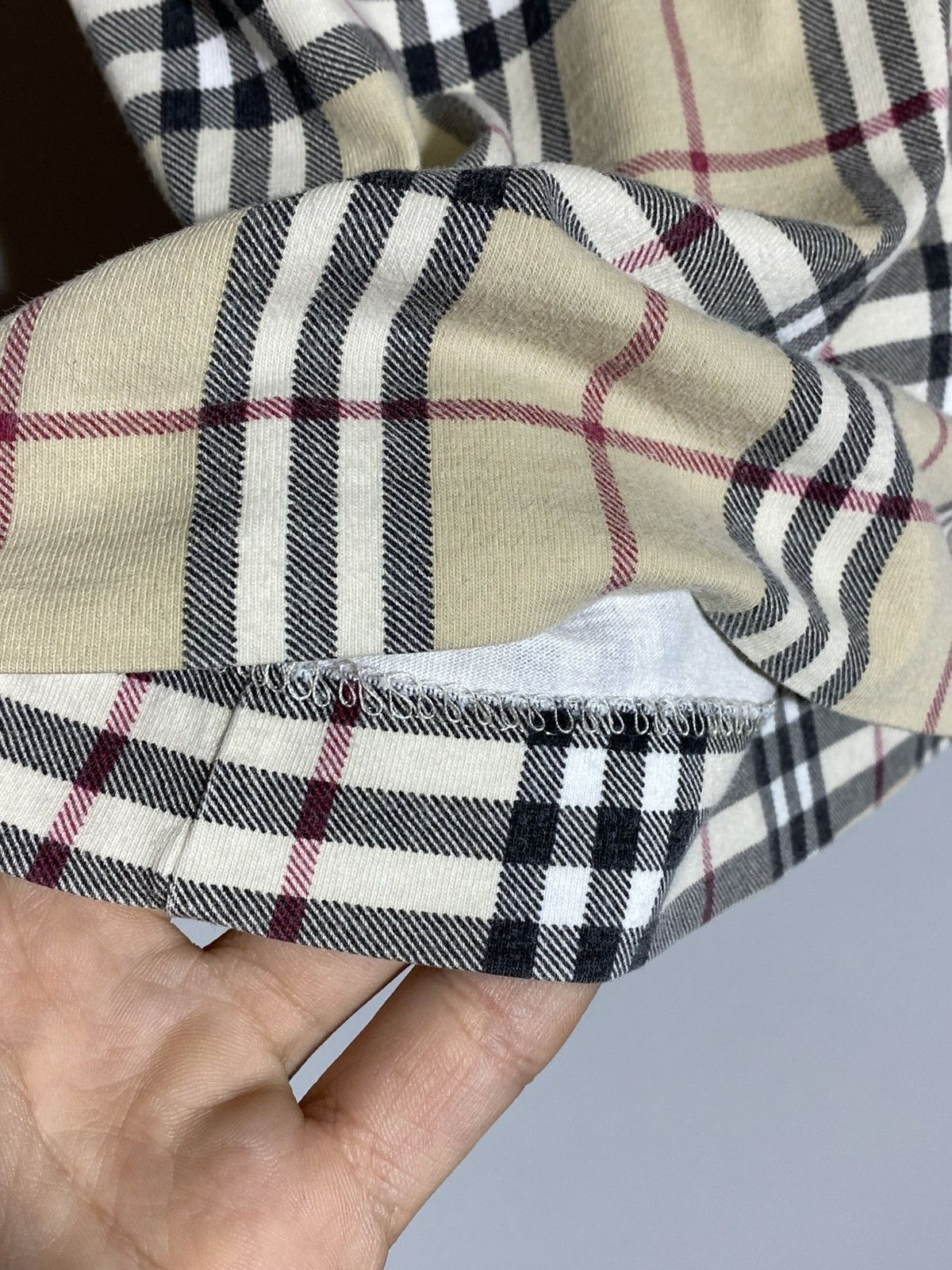 Burberry Vintage Burberry Nova Check All Over Print Polo T-shirt Size US L / EU 52-54 / 3 - 6 Thumbnail