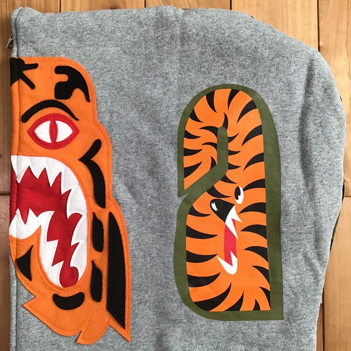 Bape BAPE Crazy face tiger shark full zip hoodie a bathing ape Size US XXL / EU 58 / 5 - 6 Thumbnail