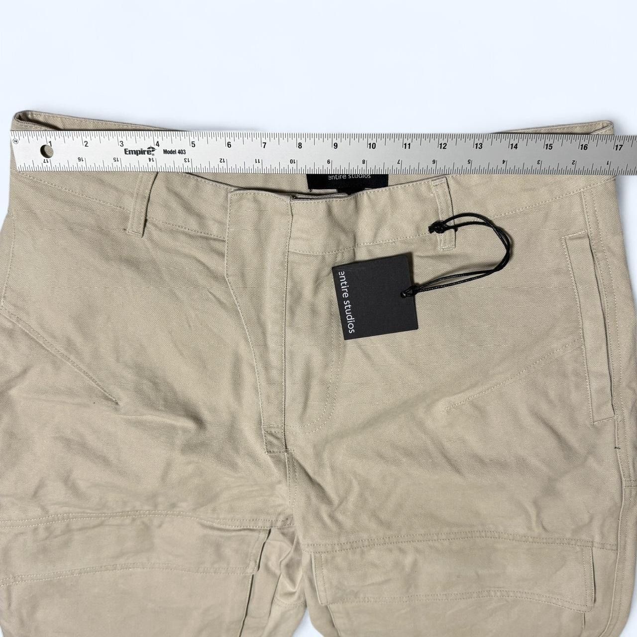 Entire Studios ENTIRE STUDIOS Ssense Exclusive Taupe Hard Cargo Pants Size US 34 / EU 50 - 5 Thumbnail