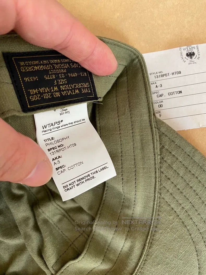 Wtaps Wtaps Green military hat Size ONE SIZE - 3 Thumbnail