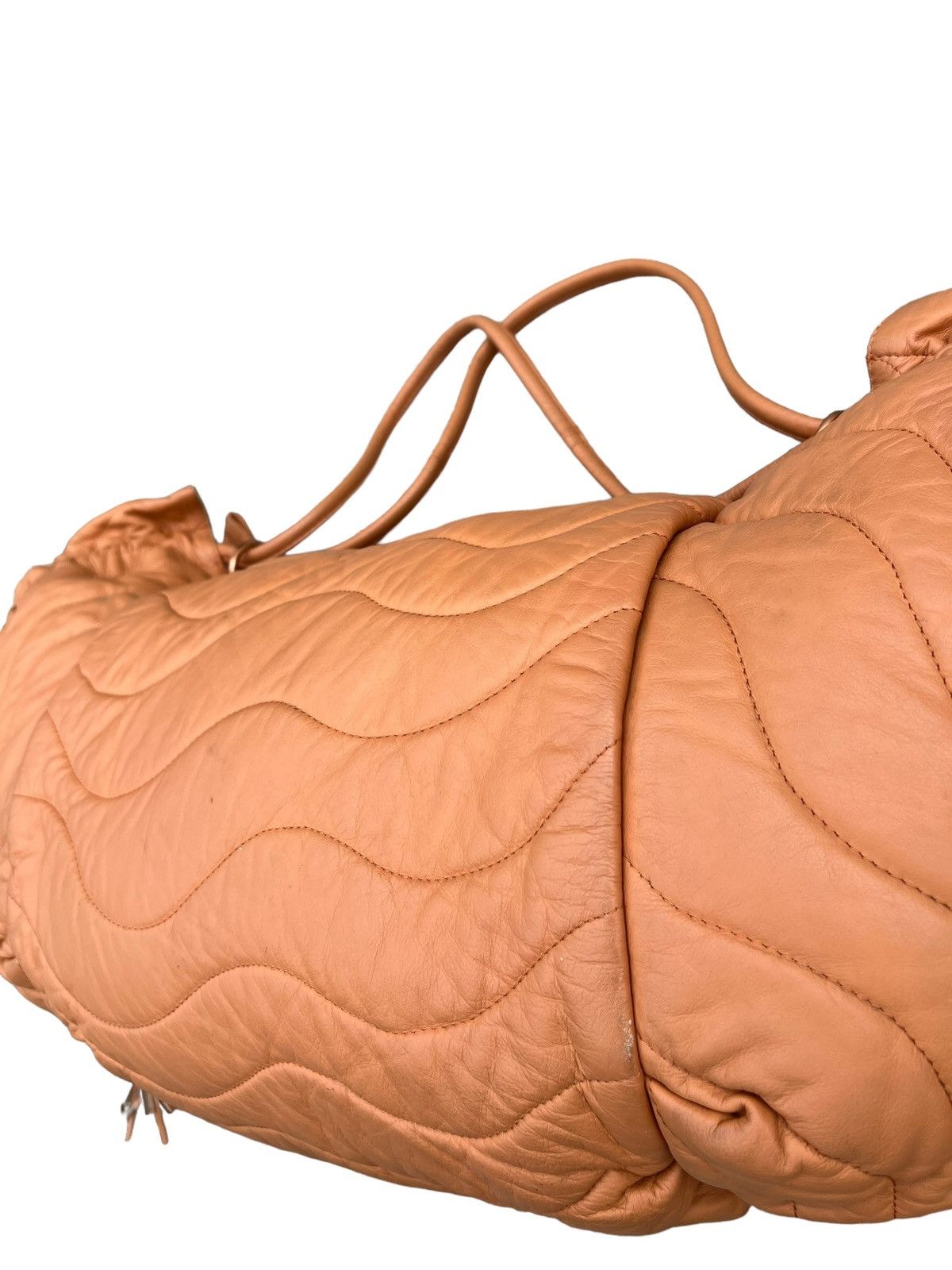 Japanese Brand × Leather Hyde Sacha Knight Quilt Puffer Large Leather Bag Size ONE SIZE - 11 Thumbnail
