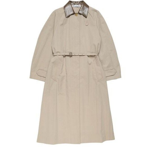 Acne Studios ACNE STUDIOS Khaki Gray Nylon Trench Long Coat New & Authent Size M / US 6-8 / IT 42-44 - 1 Preview