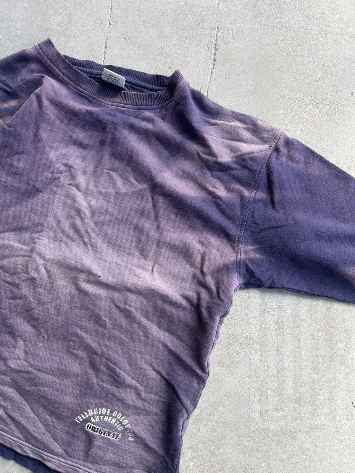 Vintage Vintage Sun Faded Blue Sweatshirt Crewneck Size US L / EU 52-54 / 3 - 4 Thumbnail