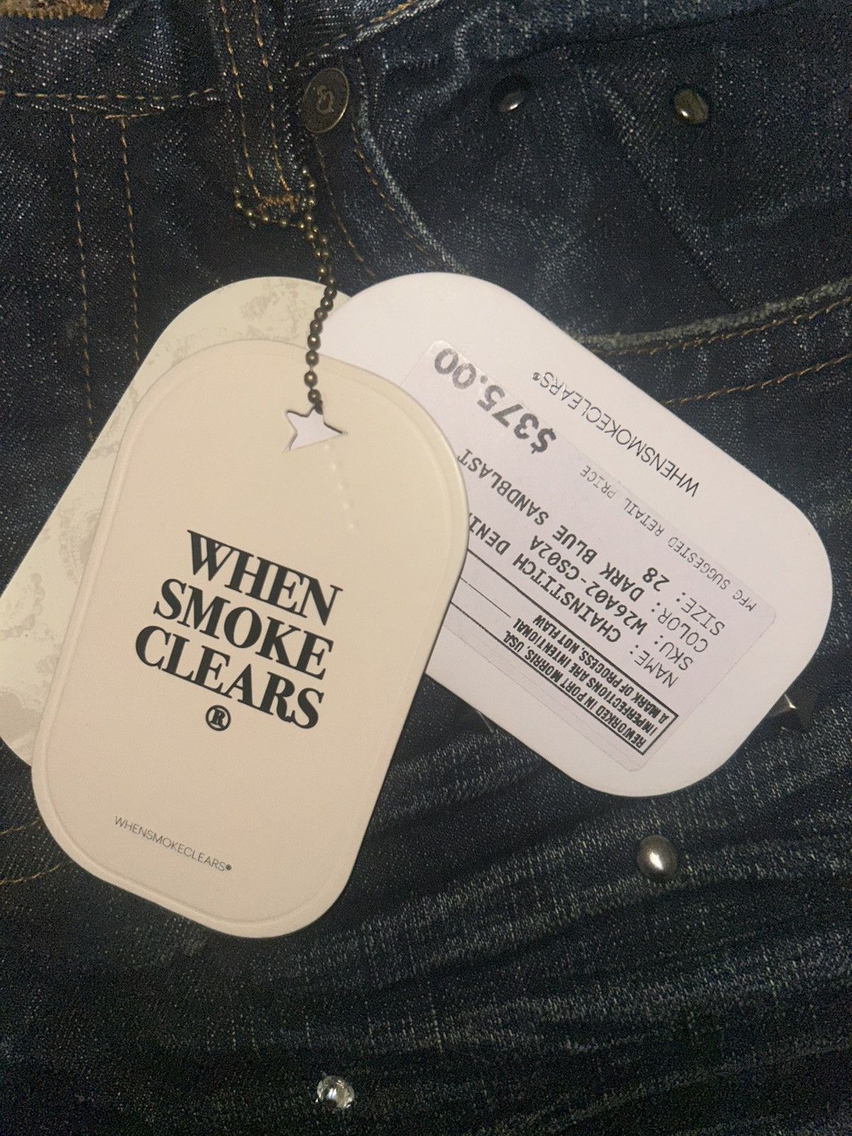Whensmokeclears Chainstich Denim Size US 28 / EU 44 - 2 Thumbnail