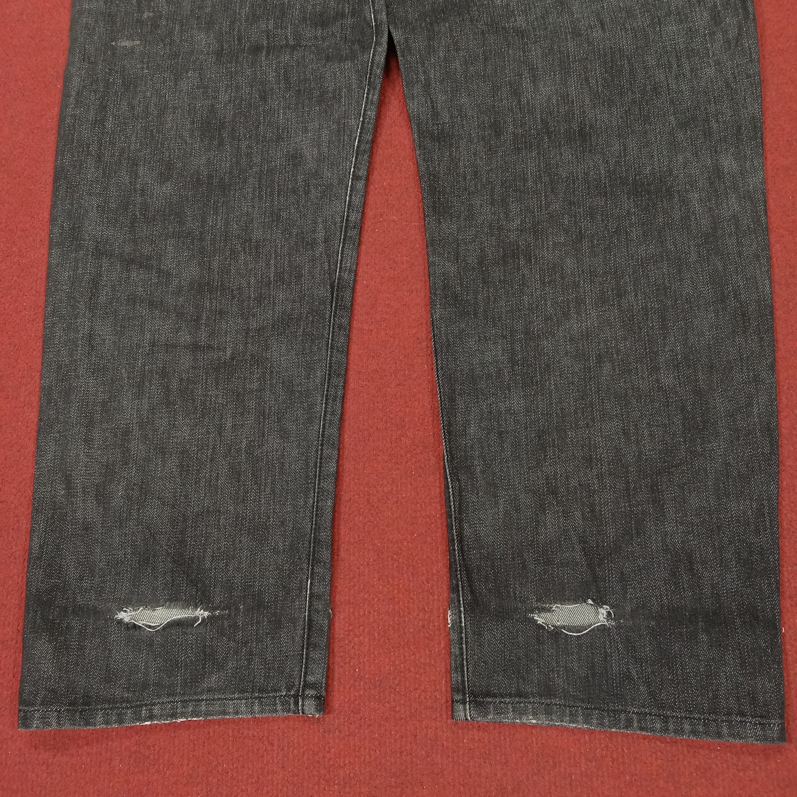 Vintage Stussy Streetwear Custom Art Logo Style Distressed Jeans Size US 32 / EU 48 - 3 Thumbnail
