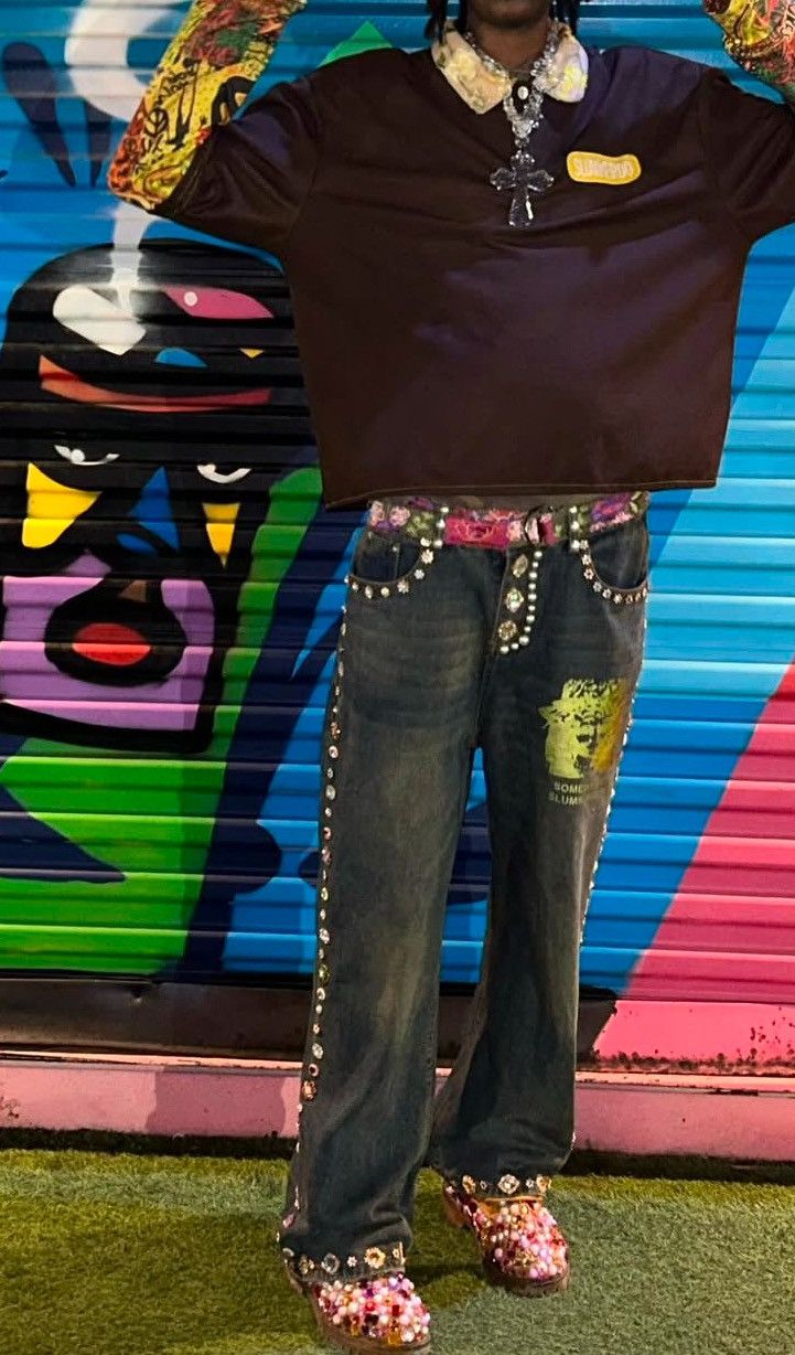 Japanese Brand Slumxweirdo “Concho Denim Denim” Size US 32 / EU 48 - 9 Thumbnail