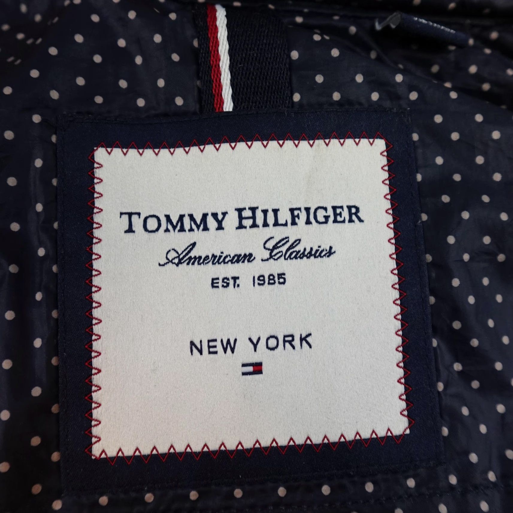 Tommy Hilfiger Tommy Hilfiger Jacket Womens Small Blue Polka Dot Down Puffer Zip Lightweight Size S / US 4 / IT 40 - 5 Thumbnail