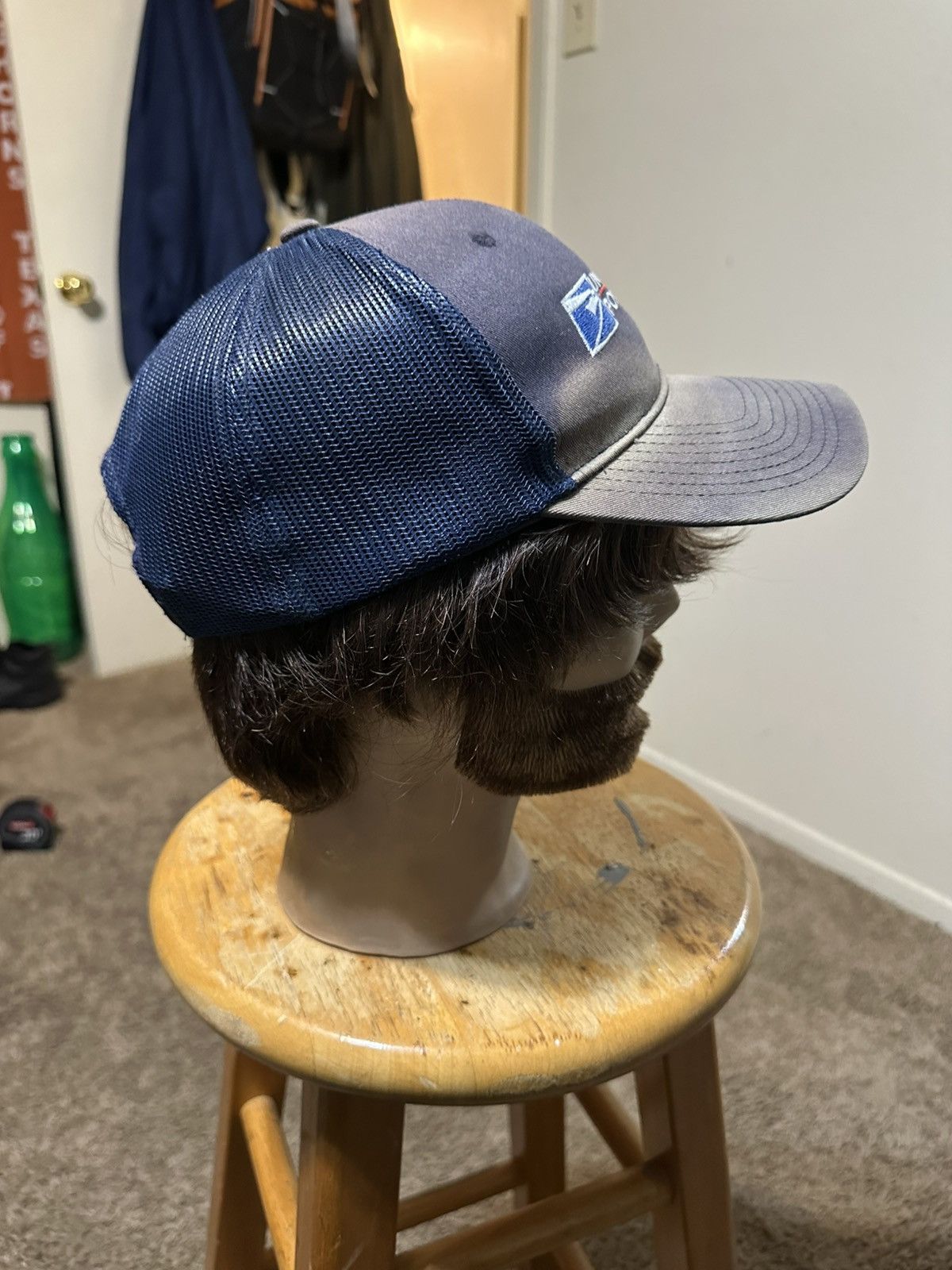 Anti Social Social Club Vintage USPS Mailman “triple grey & blue” hat 00s Size ONE SIZE - 3 Thumbnail